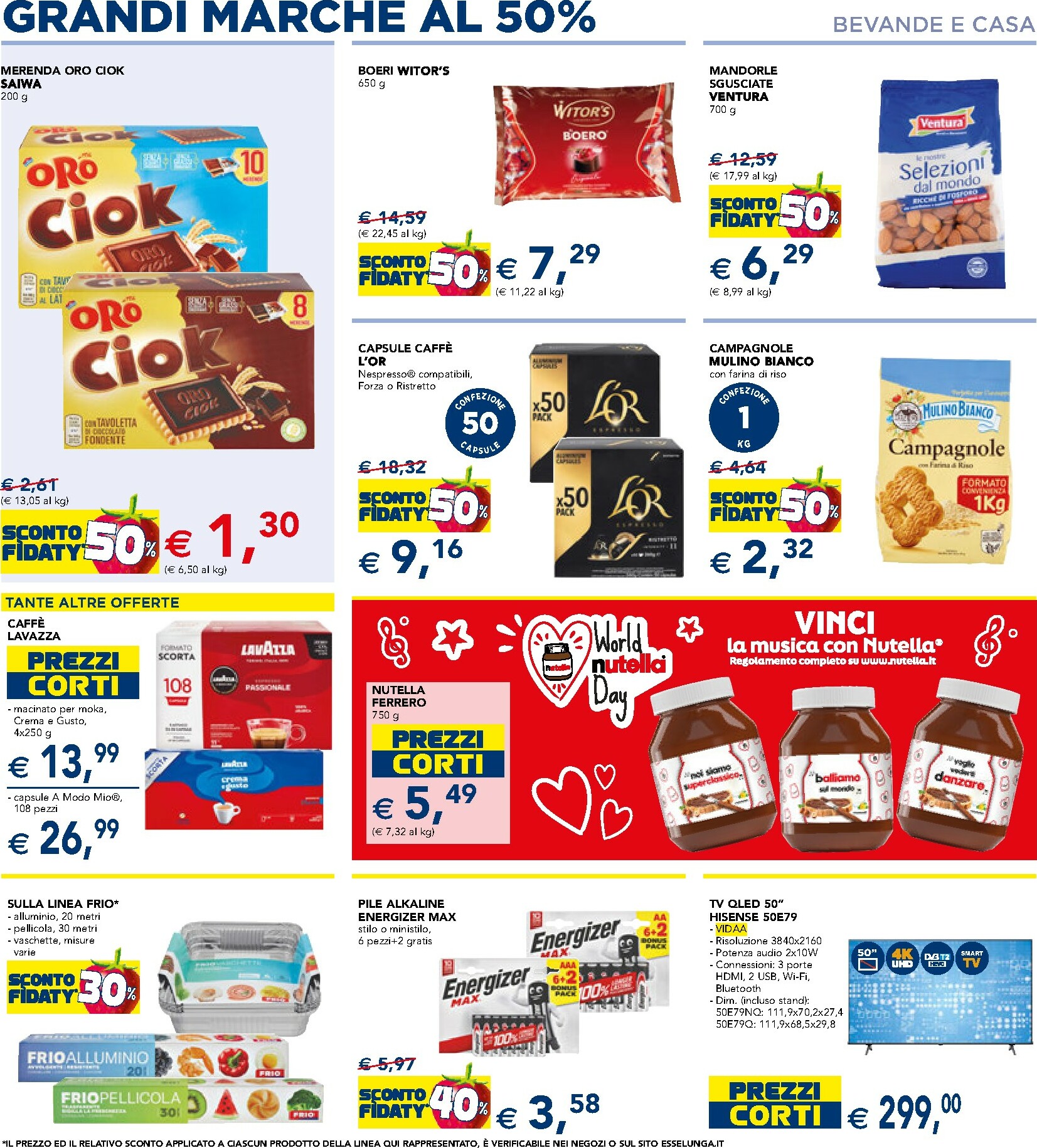 esselunga - Volantino Esselunga - Grandi Marche al 50% valido dal 29/01 al 11/02 - page: 8