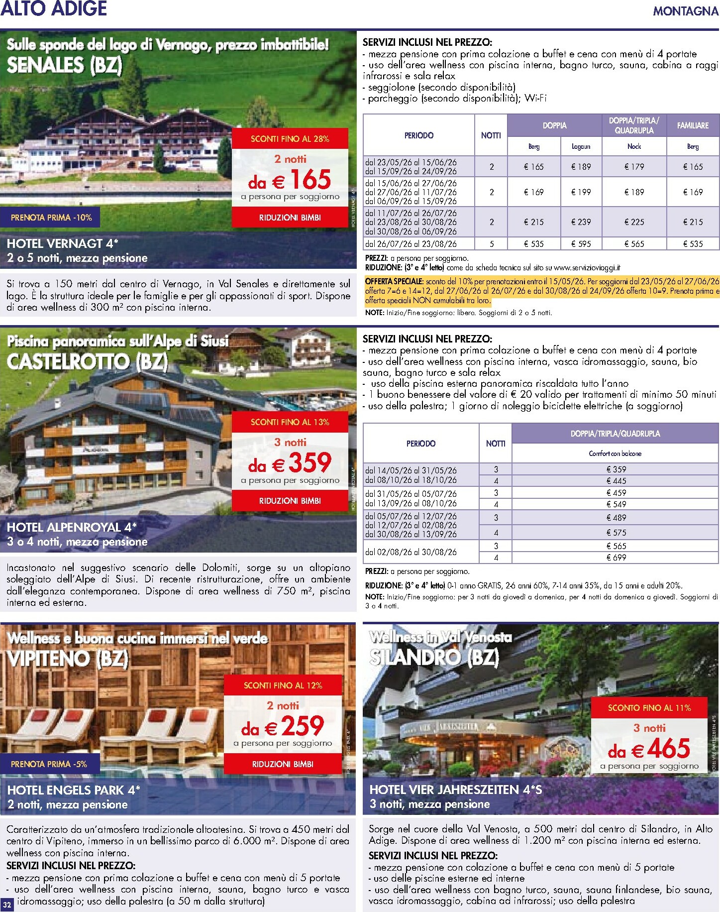 esselunga - Volantino Esselunga - Servizio Viaggi valido dal 28/01 al 31/03 - page: 32