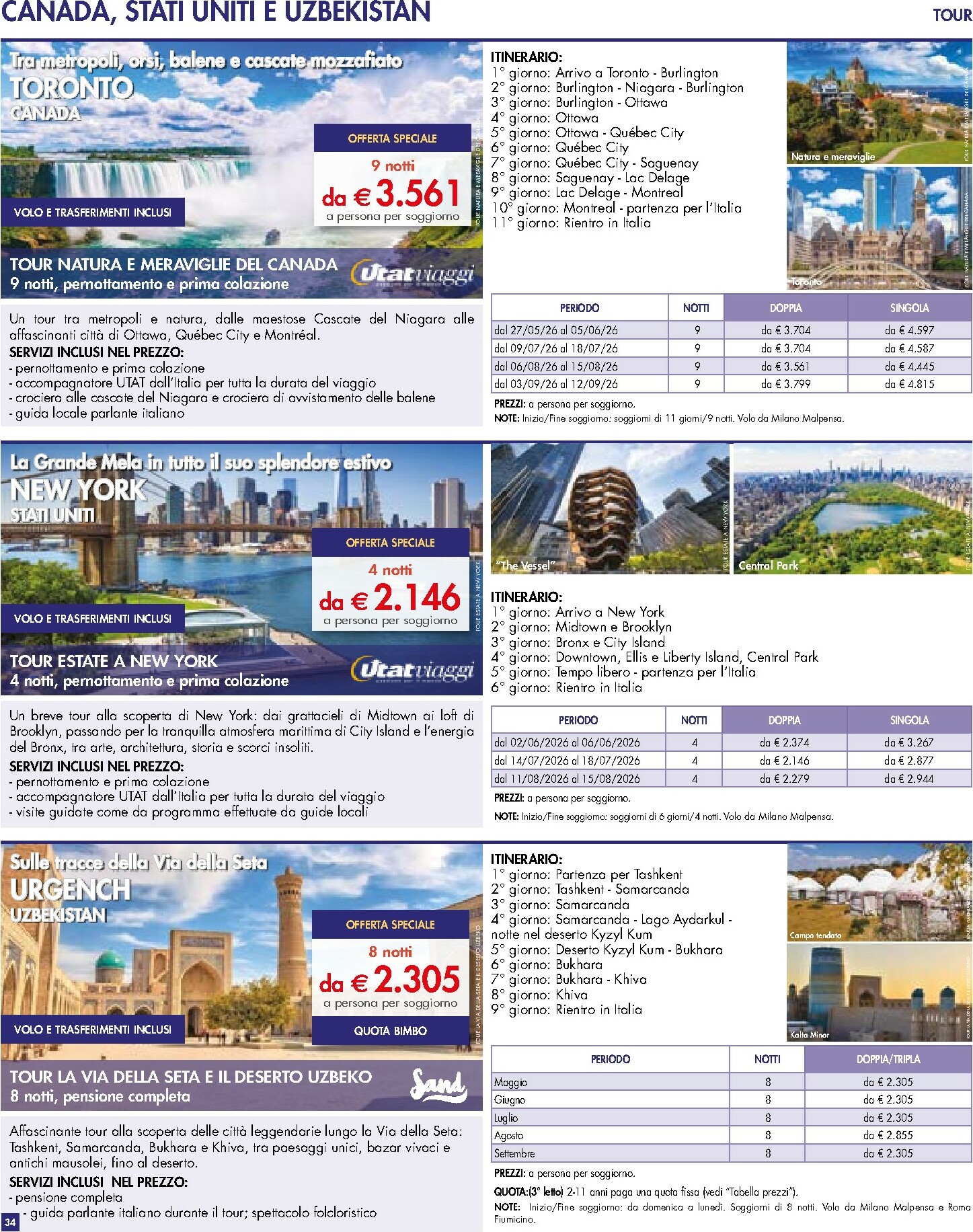 esselunga - Volantino Esselunga - Servizio Viaggi valido dal 28/01 al 31/03 - page: 34