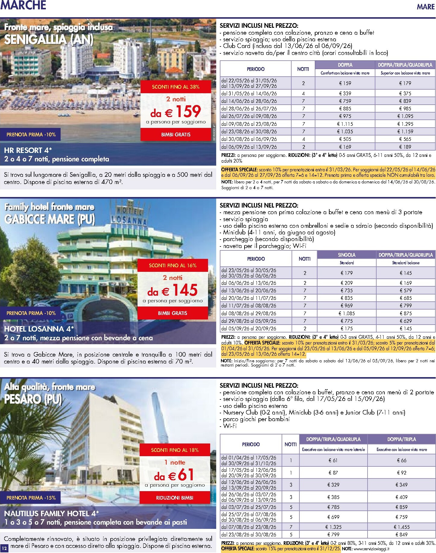 esselunga - Volantino Esselunga - Servizio Viaggi valido dal 28/01 al 31/03 - page: 12