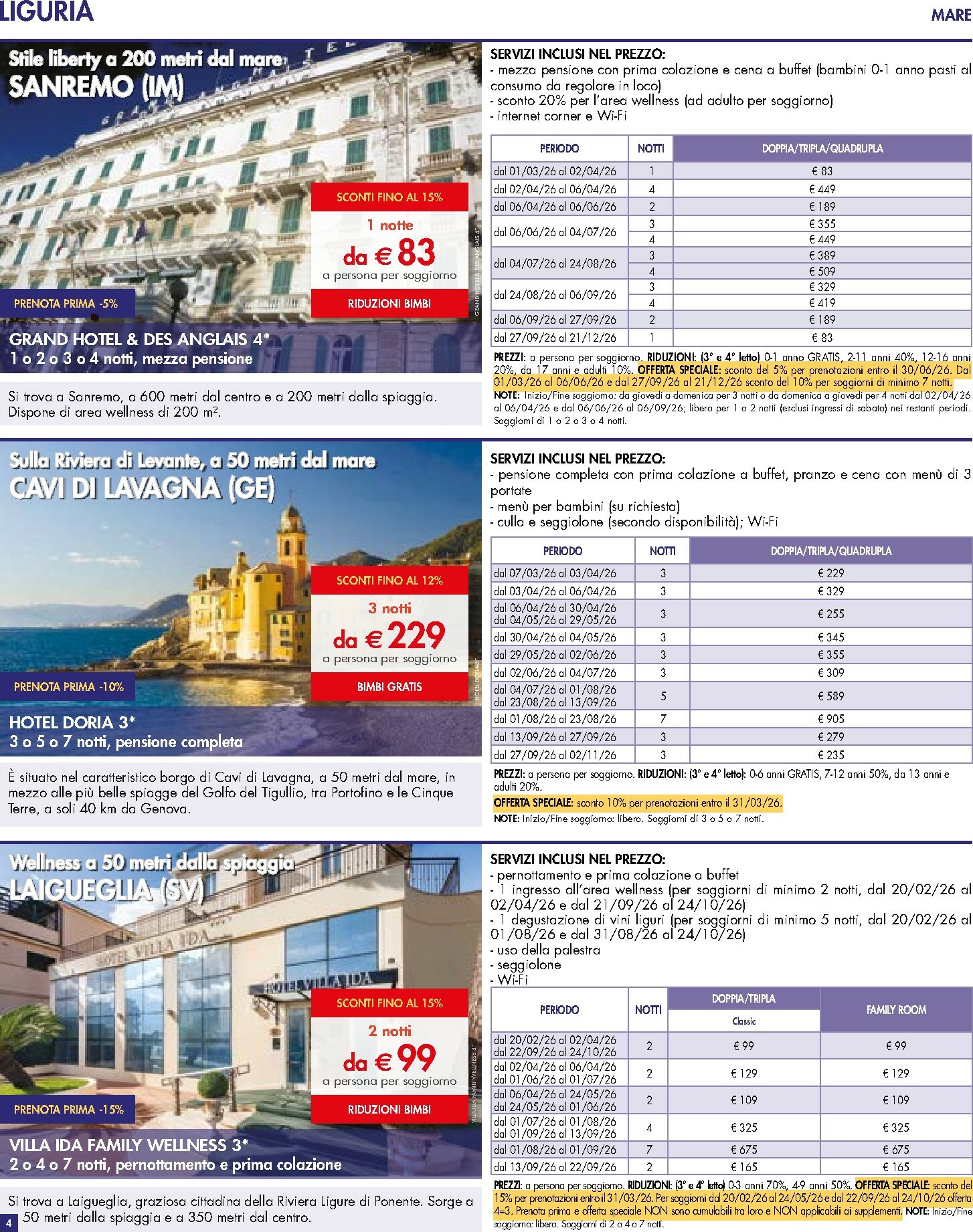 esselunga - Volantino Esselunga - Servizio Viaggi valido dal 28/01 al 31/03 - page: 4