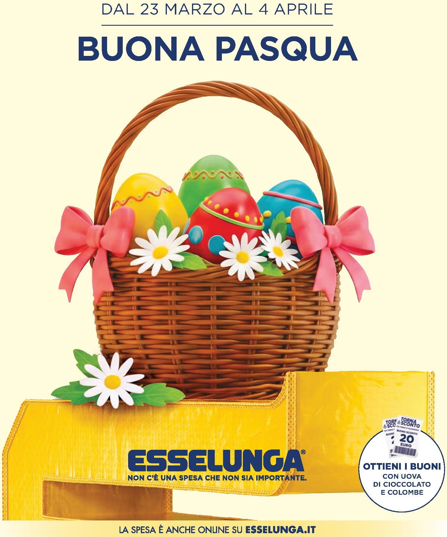 esselunga - Volantino Esselunga - Buona Pasqua valido dal 23/03/2026 al 04/04/2026