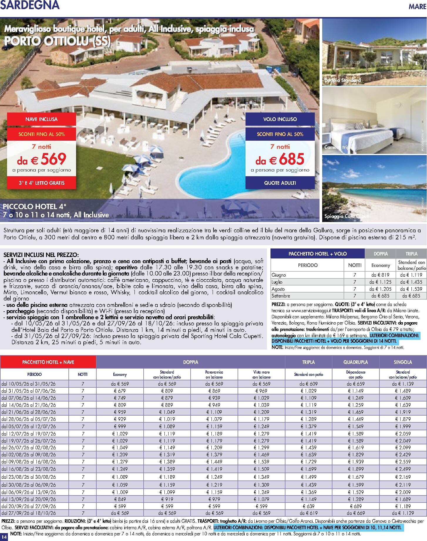 esselunga - Volantino attuale di Esselunga - Servizio Viaggi valido dal domenica 12/04/2026 al mercoledì 30/09/2026 - page: 14