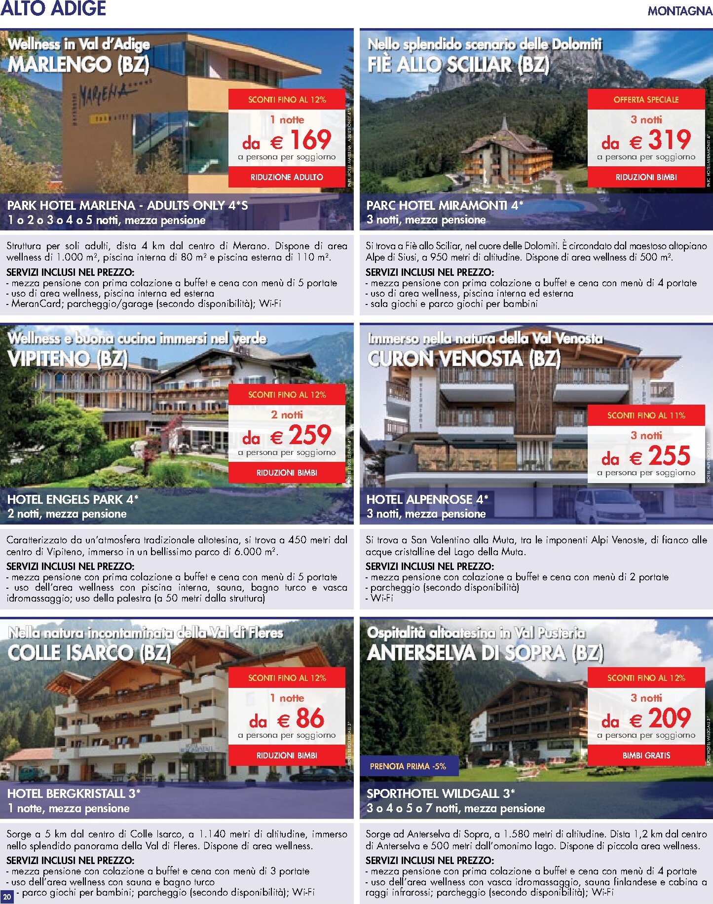 esselunga - Volantino attuale di Esselunga - Servizio Viaggi valido dal domenica 12/04/2026 al mercoledì 30/09/2026 - page: 20