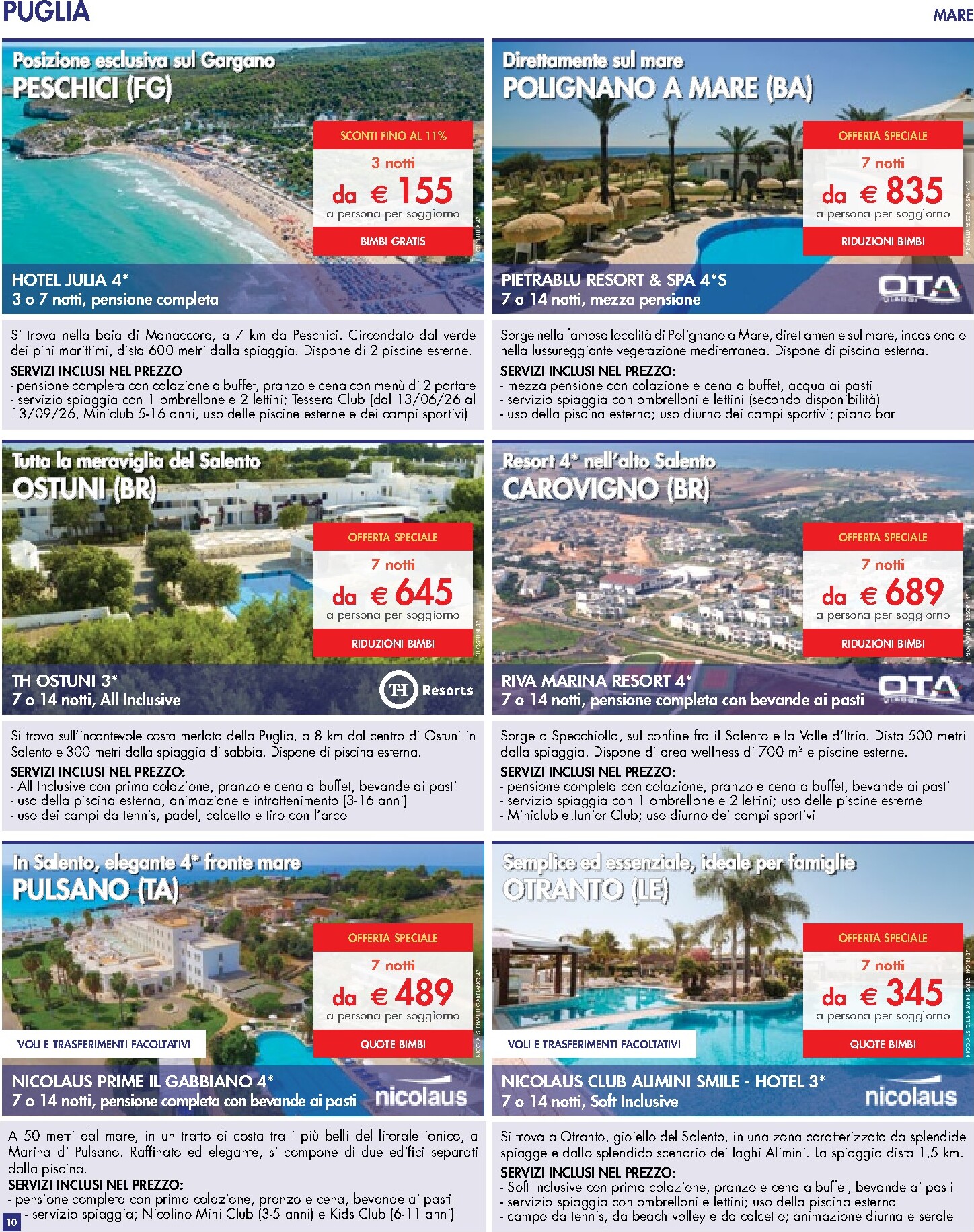 esselunga - Volantino attuale di Esselunga - Servizio Viaggi valido dal domenica 12/04/2026 al mercoledì 30/09/2026 - page: 10