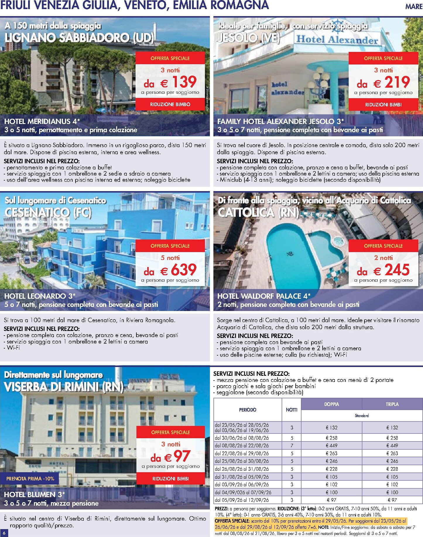 esselunga - Volantino attuale di Esselunga - Servizio Viaggi valido dal domenica 12/04/2026 al mercoledì 30/09/2026 - page: 6