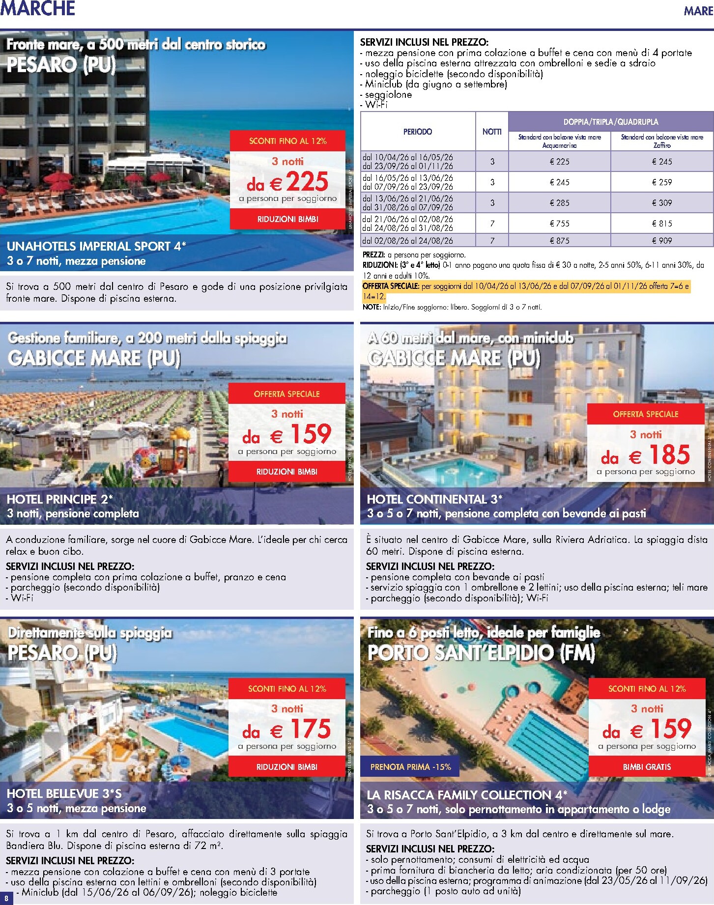 esselunga - Volantino attuale di Esselunga - Servizio Viaggi valido dal domenica 12/04/2026 al mercoledì 30/09/2026 - page: 8