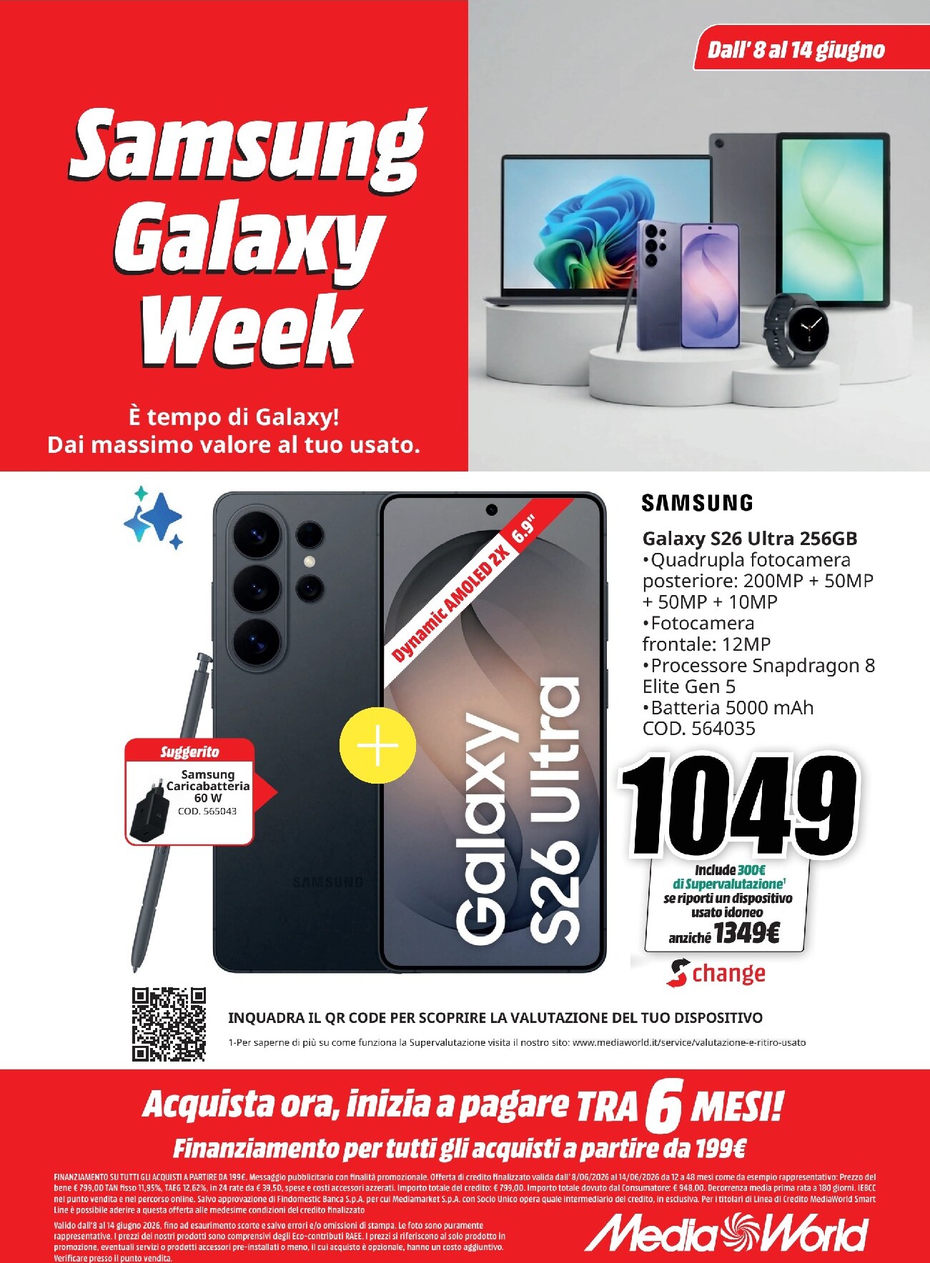 mediaworld - Volantino attuale di Mediaworld - Galaxy Week valido dal lunedì 08/06/2026 al domenica 14/06/2026 - page: 8