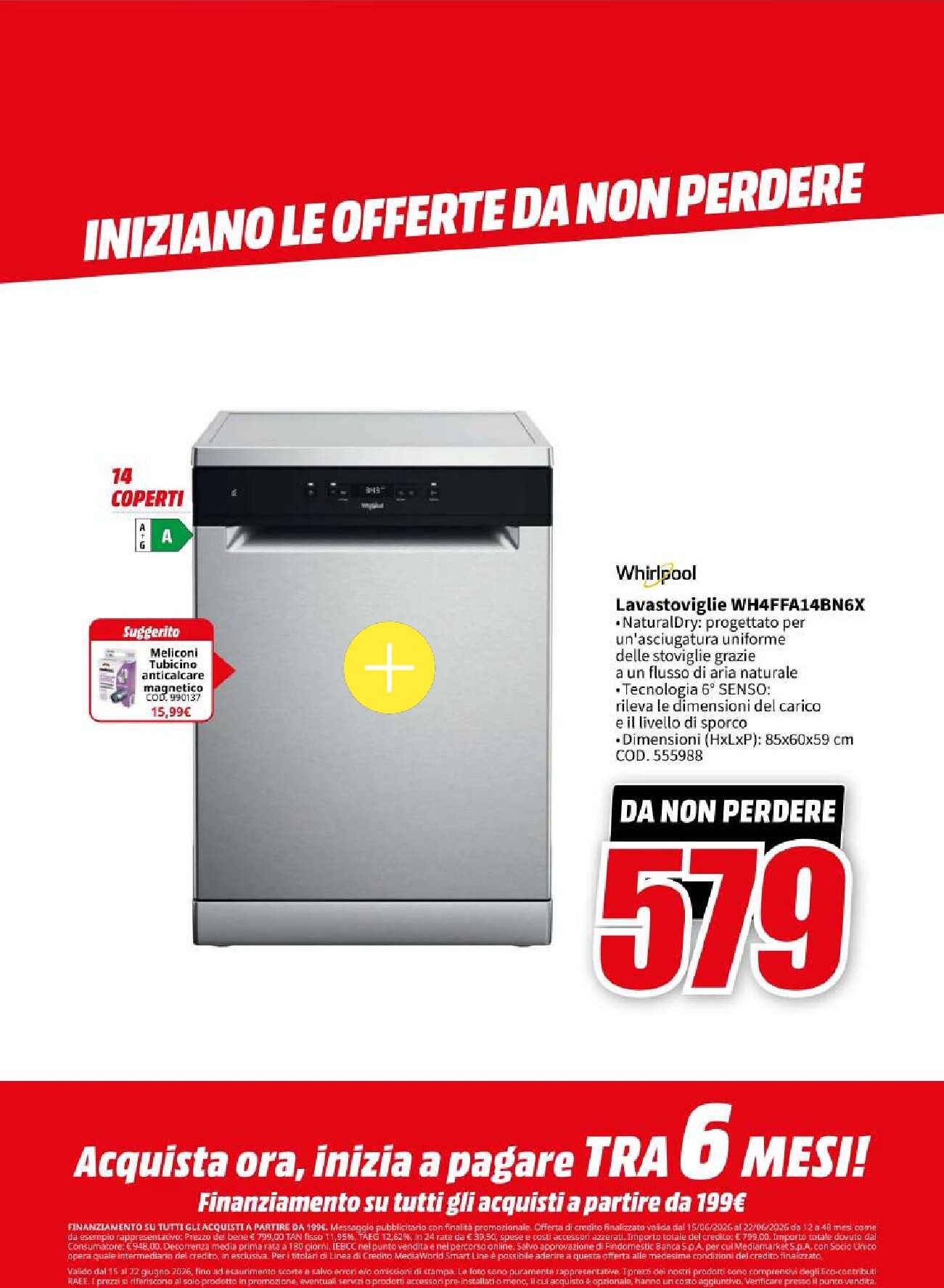 mediaworld - Volantino attuale di Mediaworld - Red Price valido dal lunedì 15/06/2026 al lunedì 22/06/2026 - page: 58