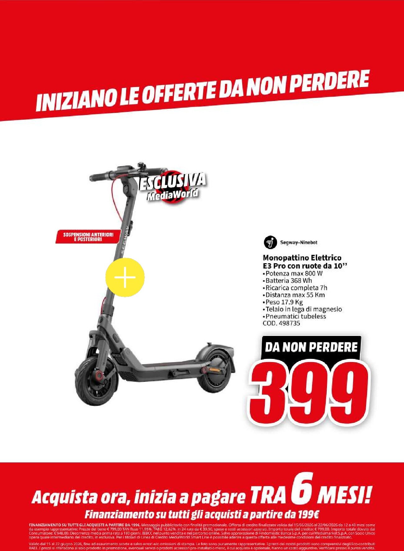 mediaworld - Volantino attuale di Mediaworld - Red Price valido dal lunedì 15/06/2026 al lunedì 22/06/2026 - page: 45