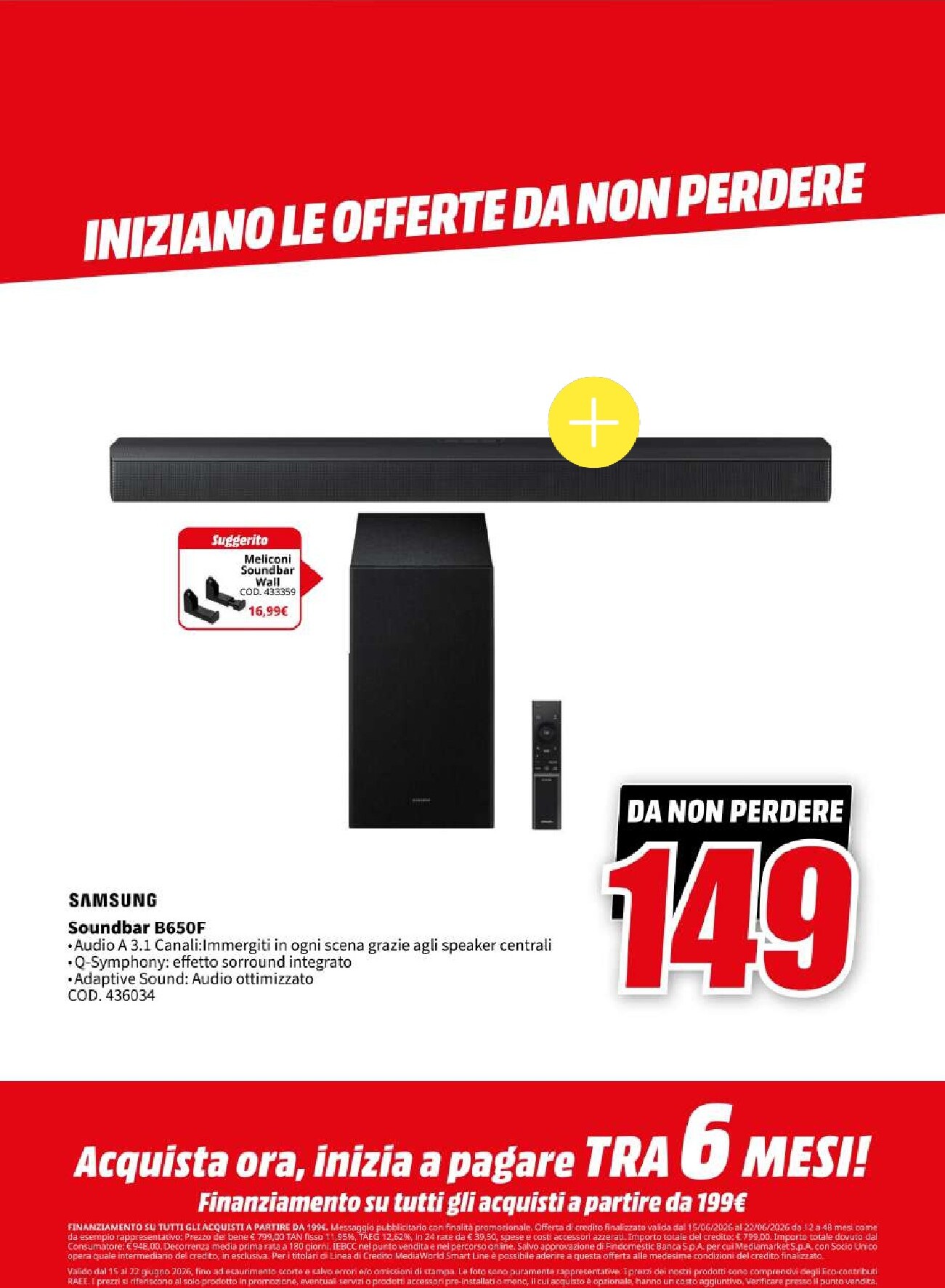 mediaworld - Volantino attuale di Mediaworld - Red Price valido dal lunedì 15/06/2026 al lunedì 22/06/2026 - page: 44