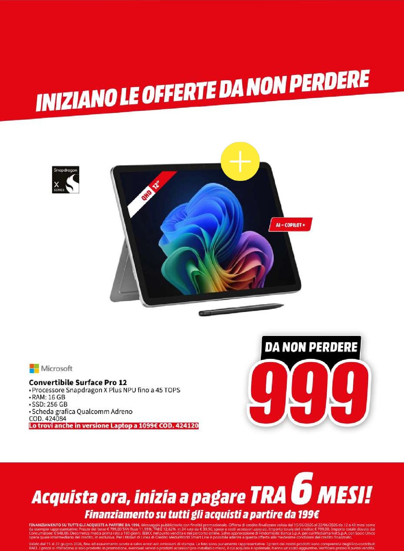 mediaworld - Volantino attuale di Mediaworld - Red Price valido dal lunedì 15/06/2026 al lunedì 22/06/2026 - page: 19