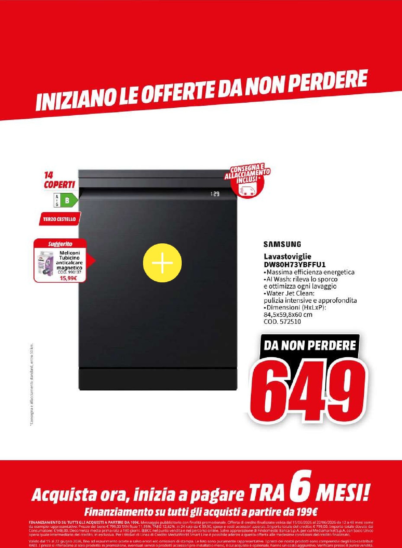 mediaworld - Volantino attuale di Mediaworld - Red Price valido dal lunedì 15/06/2026 al lunedì 22/06/2026 - page: 57