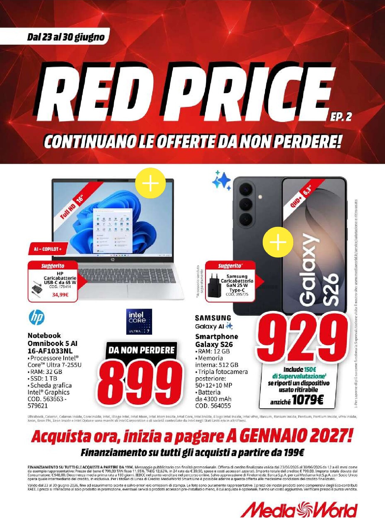 mediaworld - Volantino attuale di Mediaworld valido dal martedì 23/06/2026 al martedì 30/06/2026 - page: 1