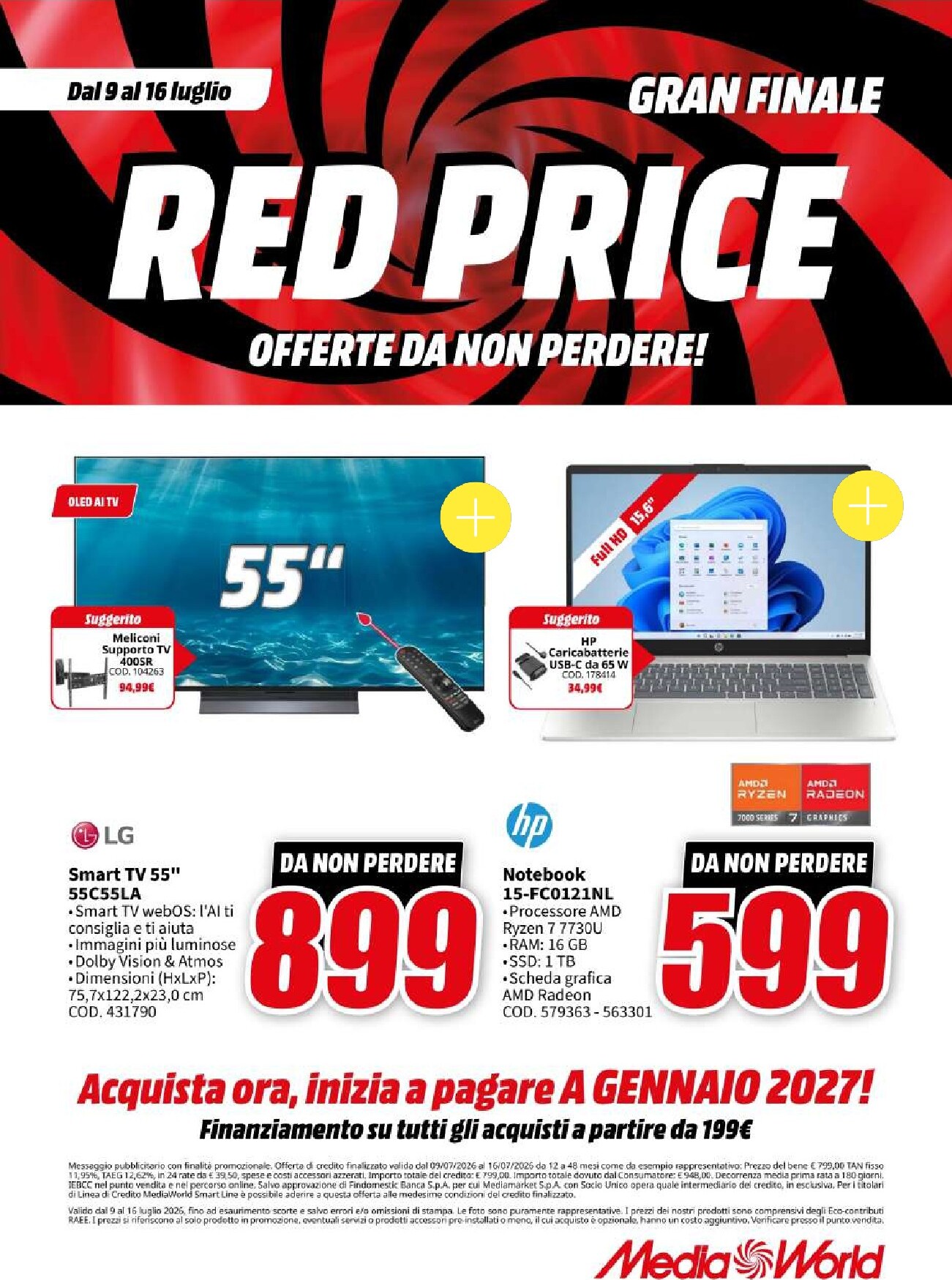 mediaworld - Volantino attuale di Mediaworld valido dal giovedì 09/07/2026 al giovedì 16/07/2026 - page: 1