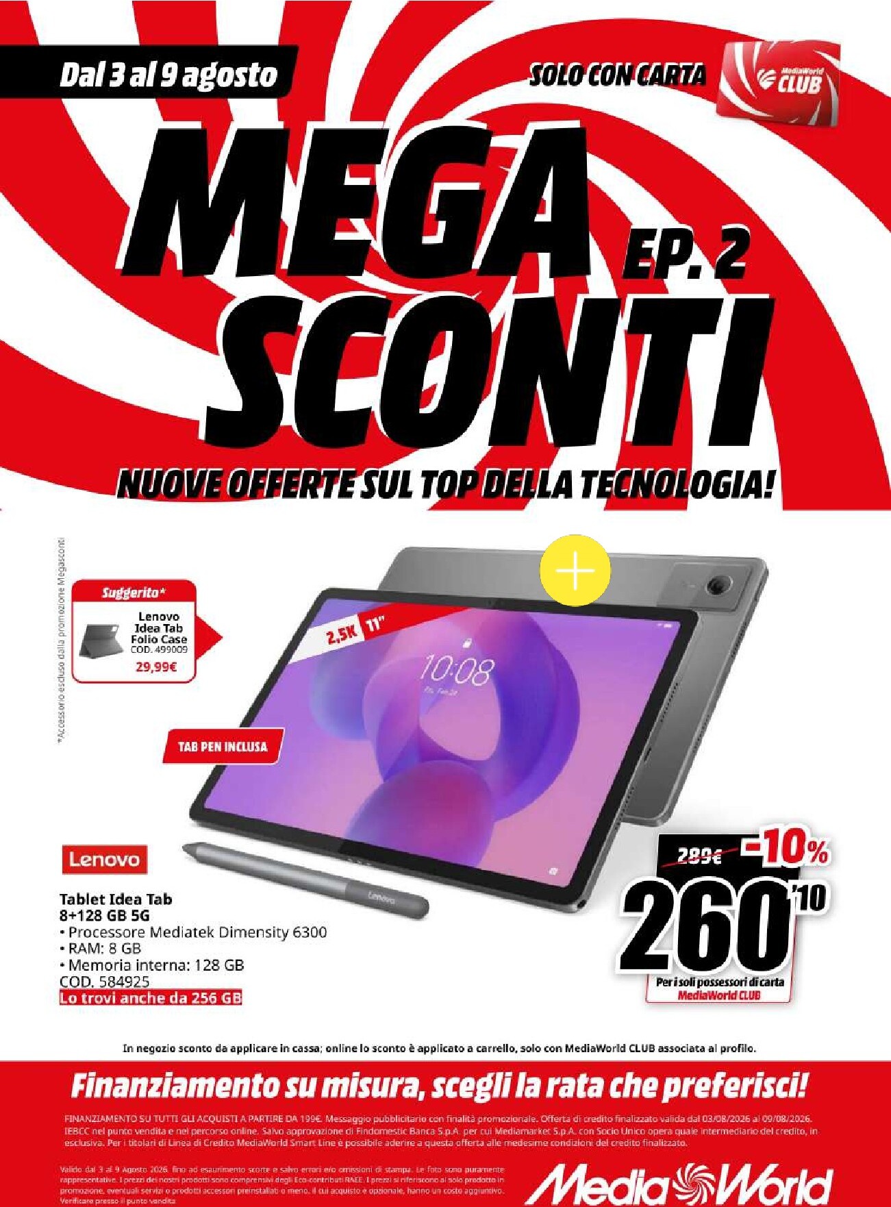 mediaworld - Volantino attuale di Mediaworld valido dal lunedì 03/08/2026 al domenica 09/08/2026 - page: 24