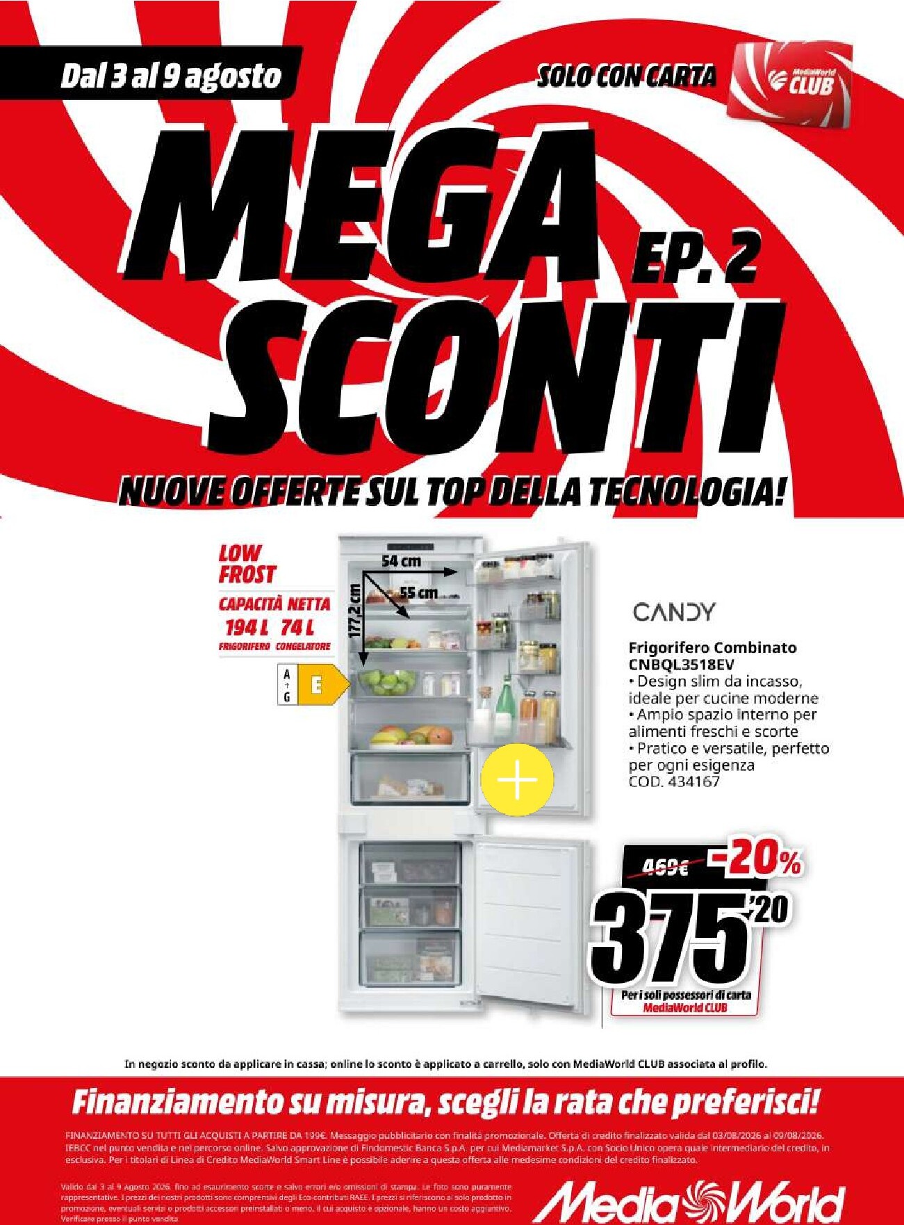 mediaworld - Volantino attuale di Mediaworld valido dal lunedì 03/08/2026 al domenica 09/08/2026 - page: 58