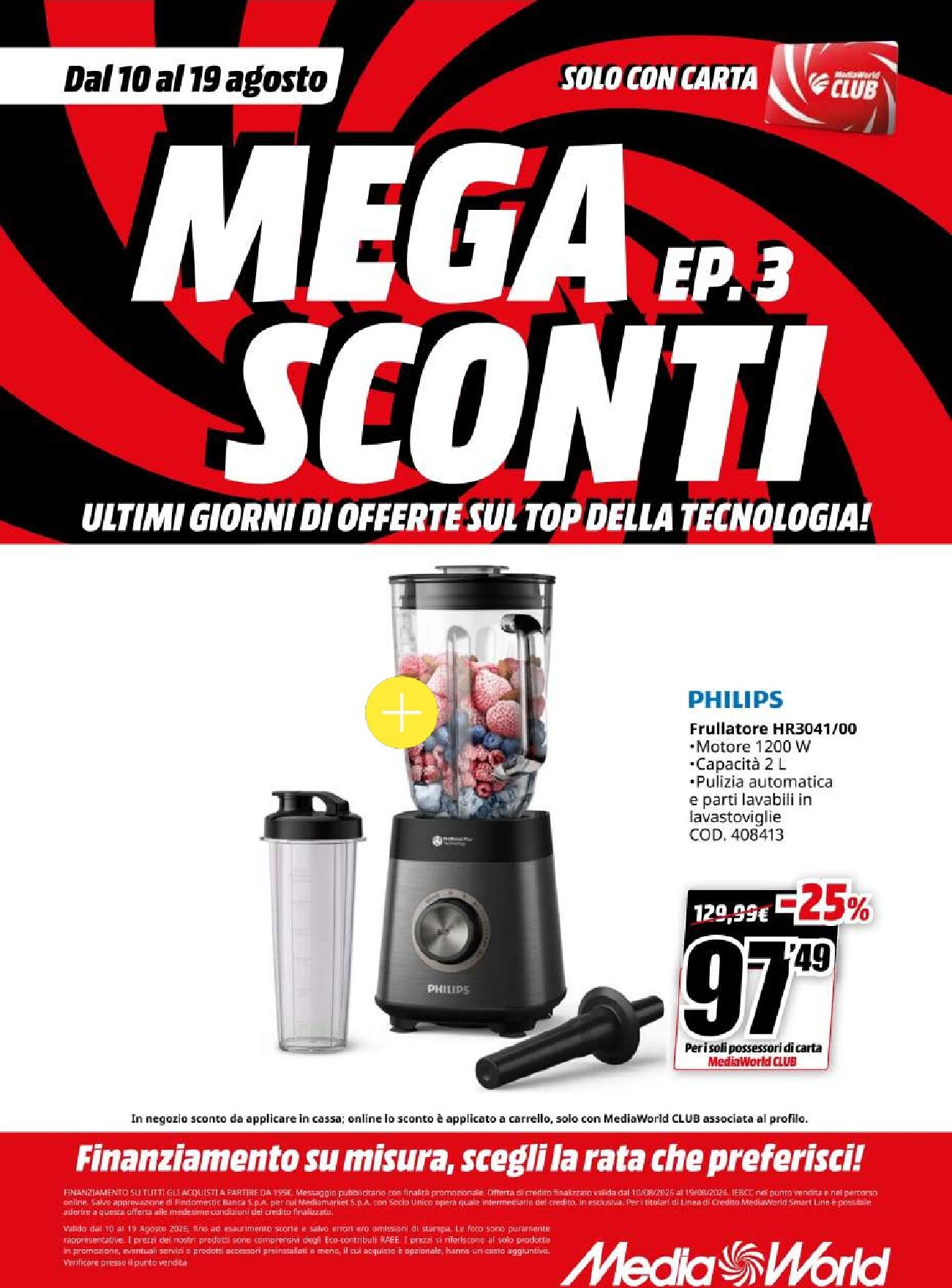 mediaworld - Volantino attuale di Mediaworld valido dal lunedì 10/08/2026 al mercoledì 19/08/2026 - page: 55
