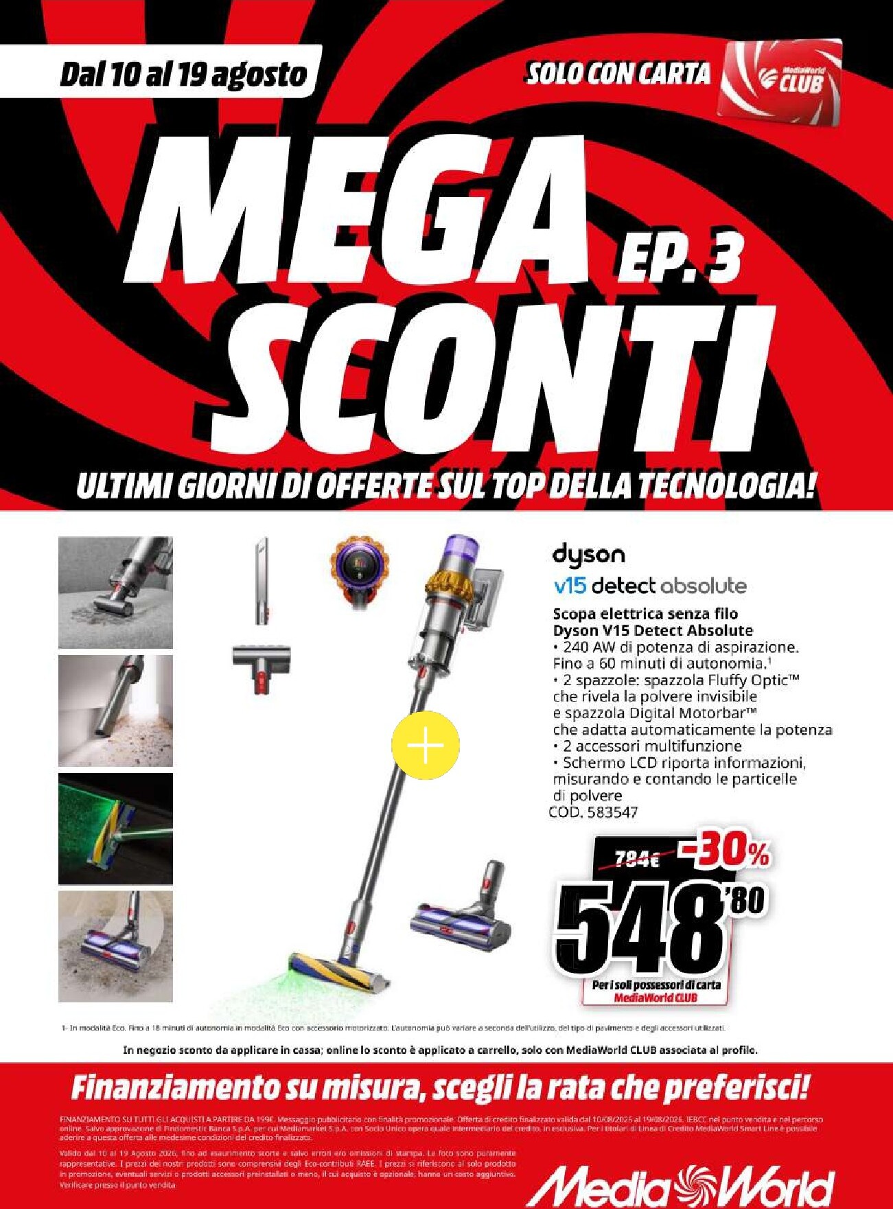 mediaworld - Volantino attuale di Mediaworld valido dal lunedì 10/08/2026 al mercoledì 19/08/2026 - page: 58