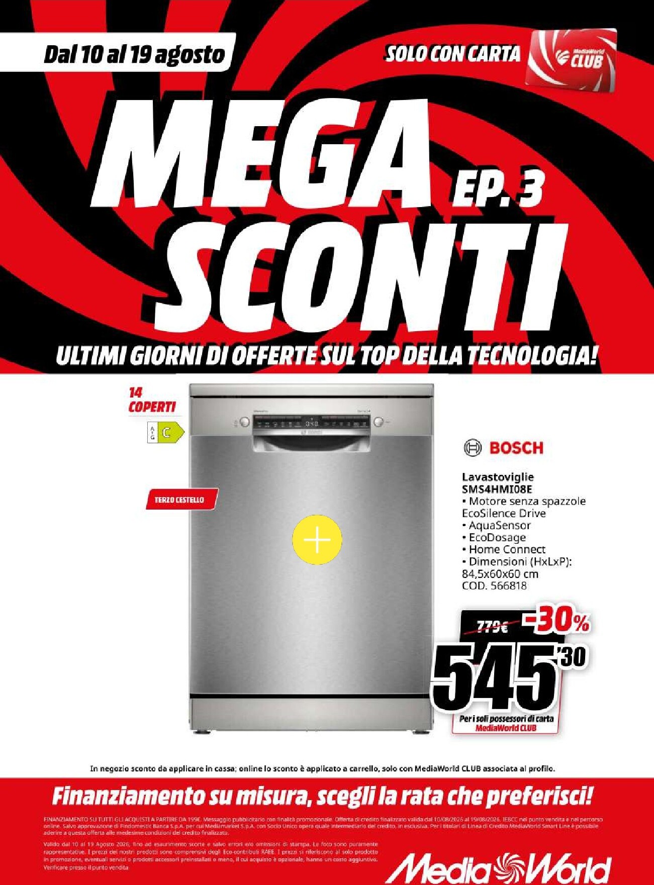 mediaworld - Volantino attuale di Mediaworld valido dal lunedì 10/08/2026 al mercoledì 19/08/2026 - page: 42