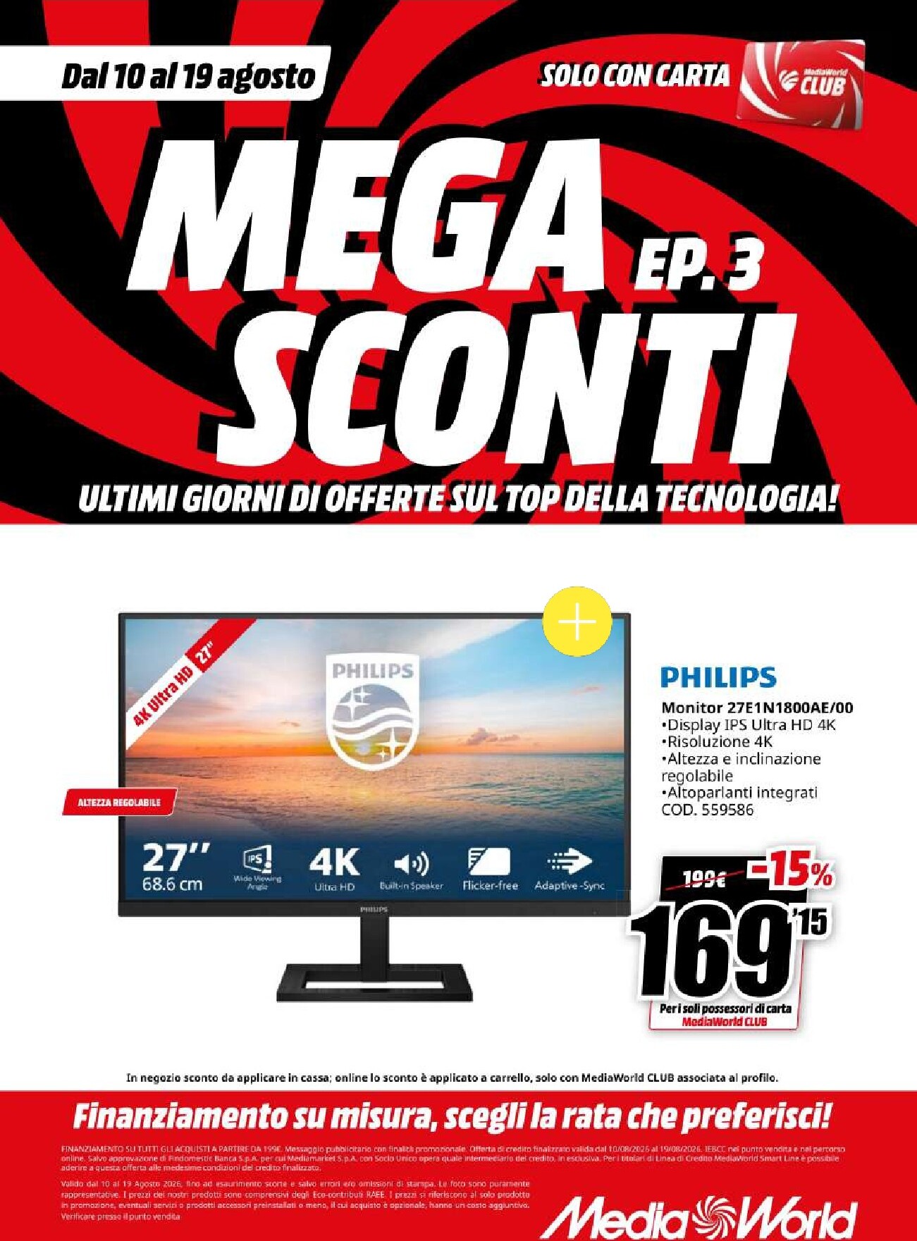 mediaworld - Volantino attuale di Mediaworld valido dal lunedì 10/08/2026 al mercoledì 19/08/2026 - page: 20