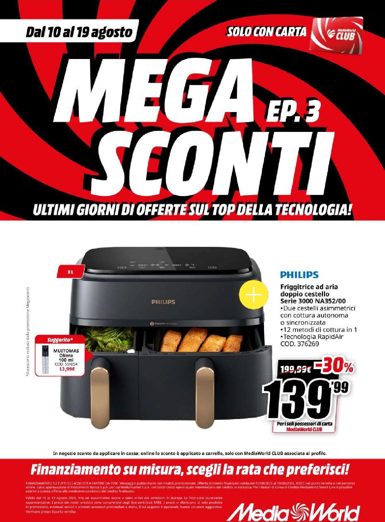 mediaworld - Volantino attuale di Mediaworld valido dal lunedì 10/08/2026 al mercoledì 19/08/2026 - page: 52