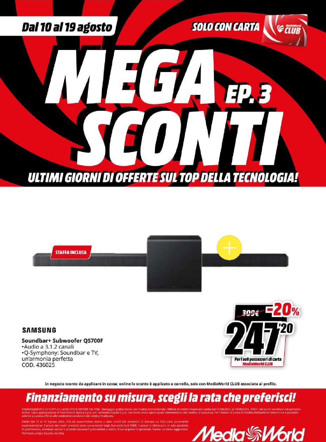 mediaworld - Volantino attuale di Mediaworld valido dal lunedì 10/08/2026 al mercoledì 19/08/2026 - page: 29