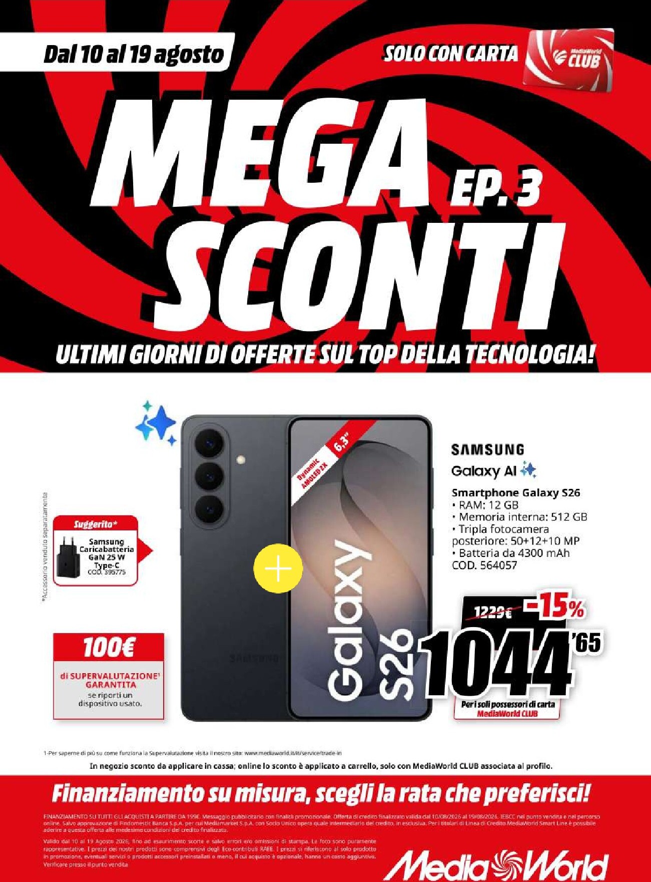 mediaworld - Volantino attuale di Mediaworld valido dal lunedì 10/08/2026 al mercoledì 19/08/2026 - page: 3