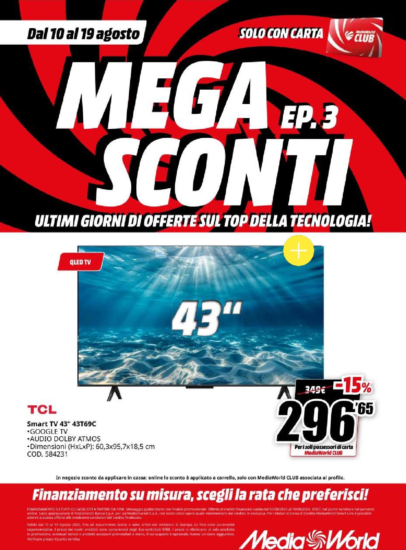 mediaworld - Volantino attuale di Mediaworld valido dal lunedì 10/08/2026 al mercoledì 19/08/2026 - page: 27