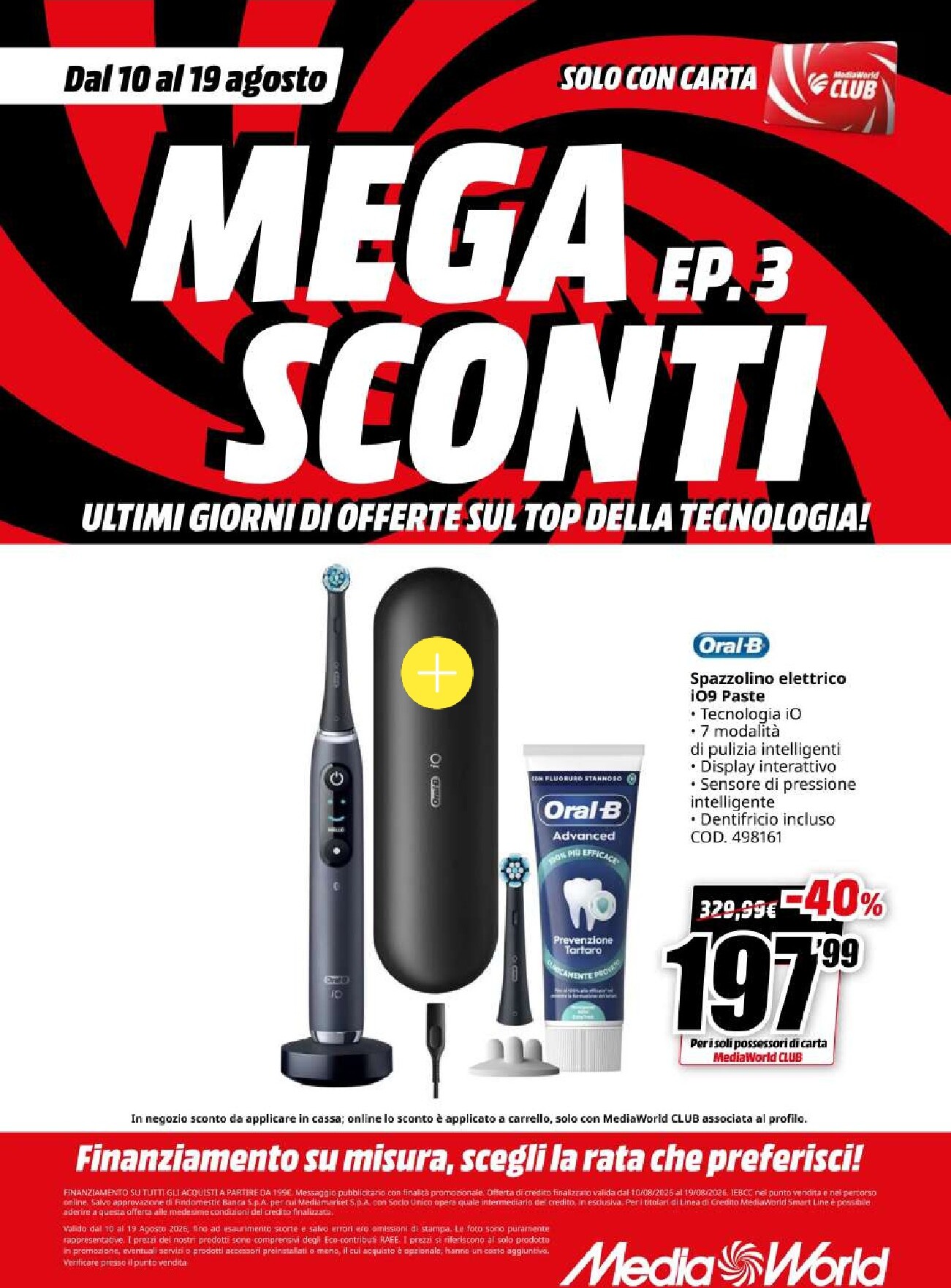 mediaworld - Volantino attuale di Mediaworld valido dal lunedì 10/08/2026 al mercoledì 19/08/2026 - page: 62