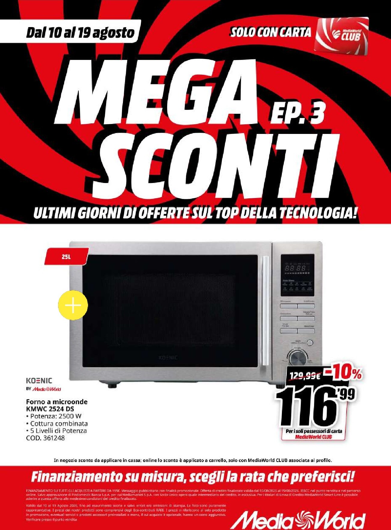 mediaworld - Volantino attuale di Mediaworld valido dal lunedì 10/08/2026 al mercoledì 19/08/2026 - page: 53