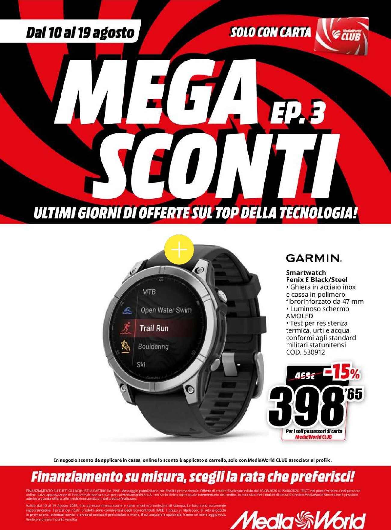 mediaworld - Volantino attuale di Mediaworld valido dal lunedì 10/08/2026 al mercoledì 19/08/2026 - page: 9