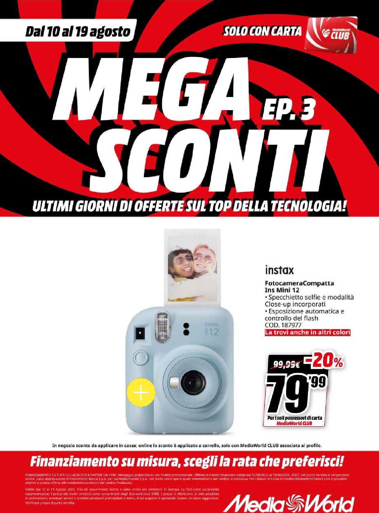 mediaworld - Volantino attuale di Mediaworld valido dal lunedì 10/08/2026 al mercoledì 19/08/2026 - page: 34