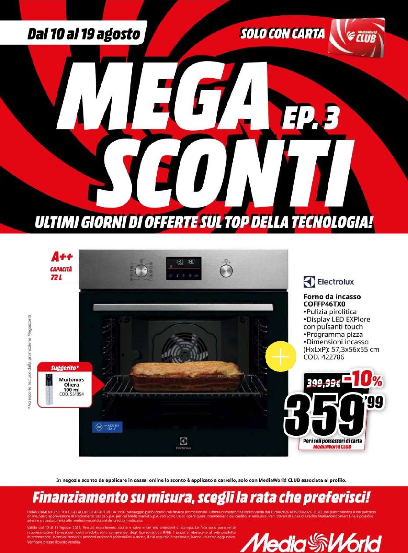 mediaworld - Volantino attuale di Mediaworld valido dal lunedì 10/08/2026 al mercoledì 19/08/2026 - page: 43
