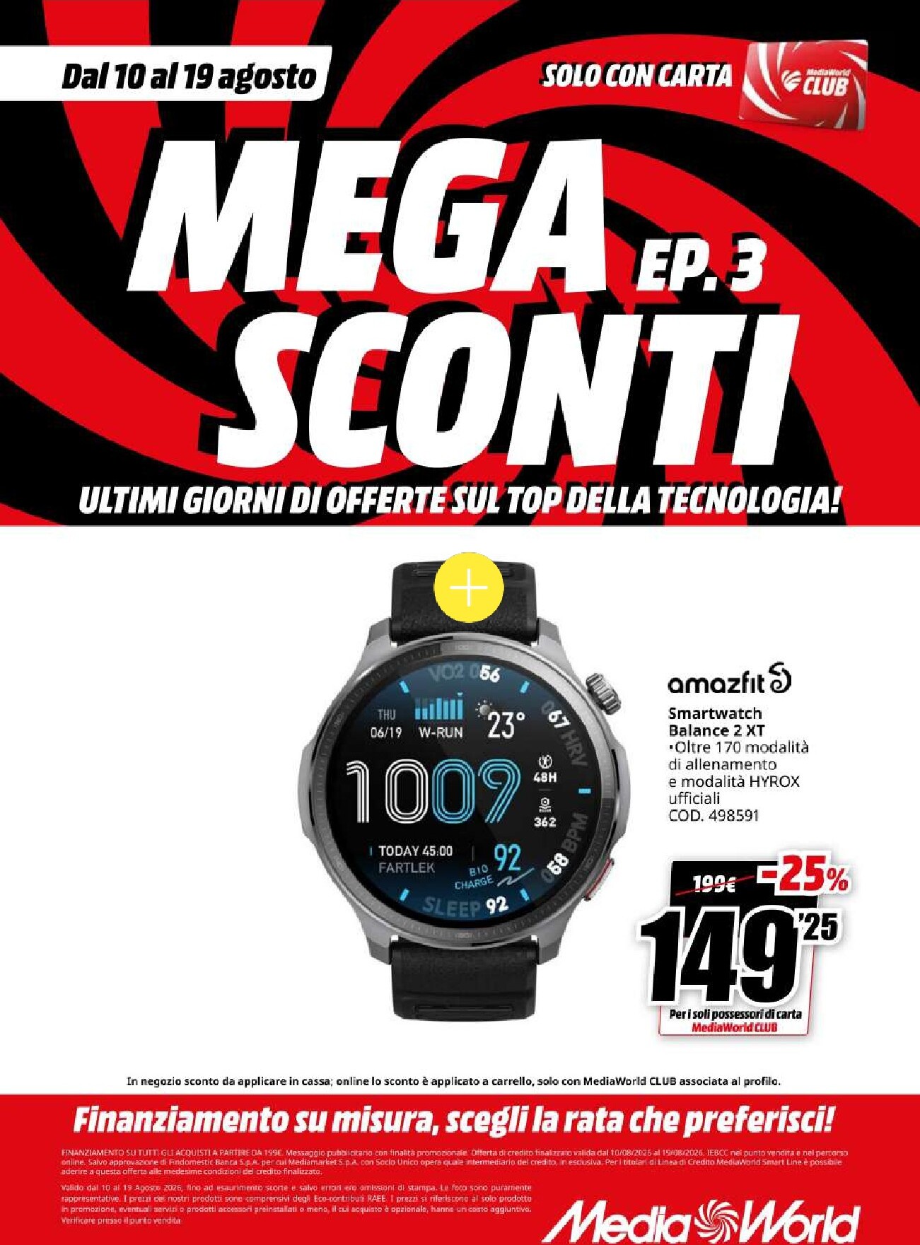 mediaworld - Volantino attuale di Mediaworld valido dal lunedì 10/08/2026 al mercoledì 19/08/2026 - page: 8