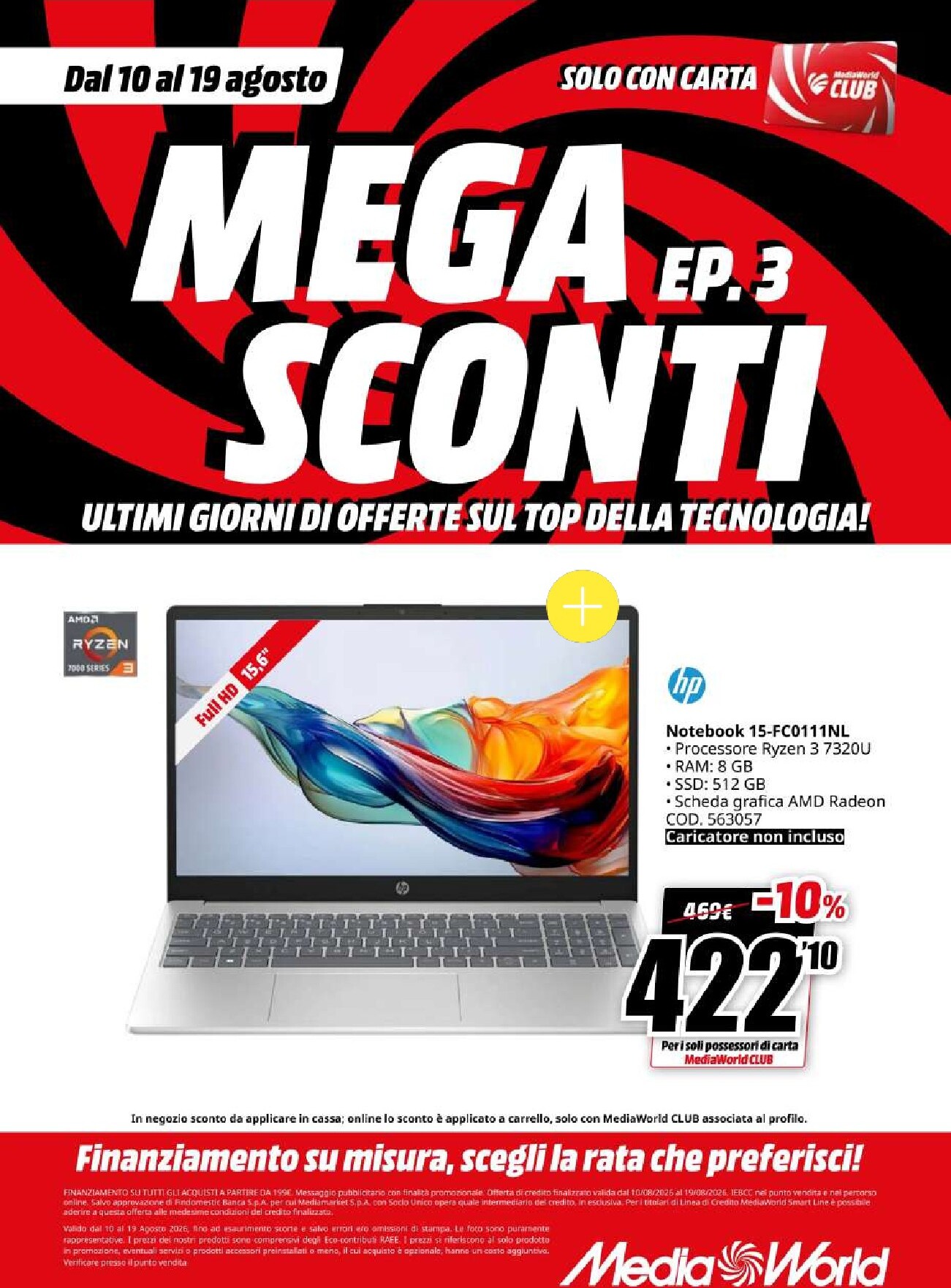 mediaworld - Volantino attuale di Mediaworld valido dal lunedì 10/08/2026 al mercoledì 19/08/2026 - page: 15