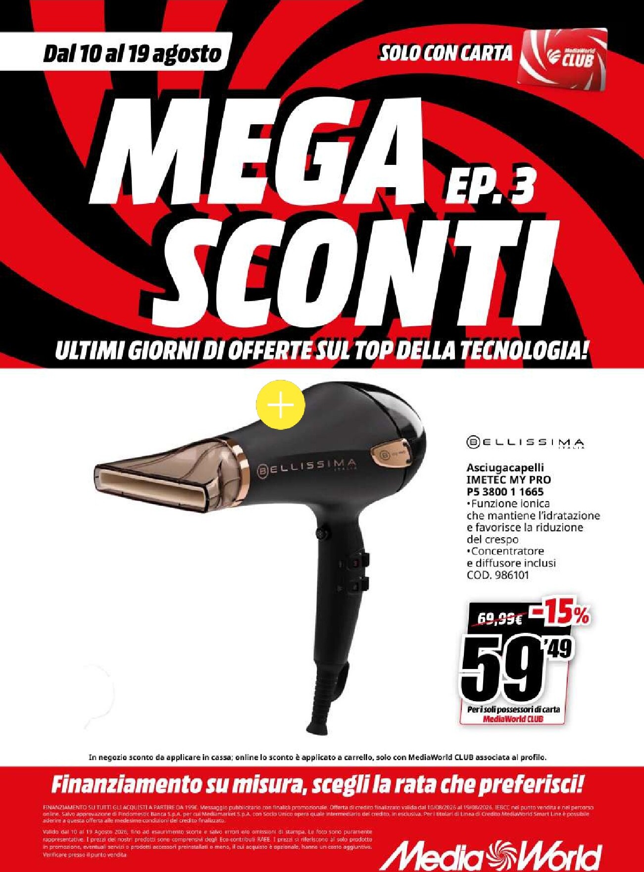 mediaworld - Volantino attuale di Mediaworld valido dal lunedì 10/08/2026 al mercoledì 19/08/2026 - page: 63