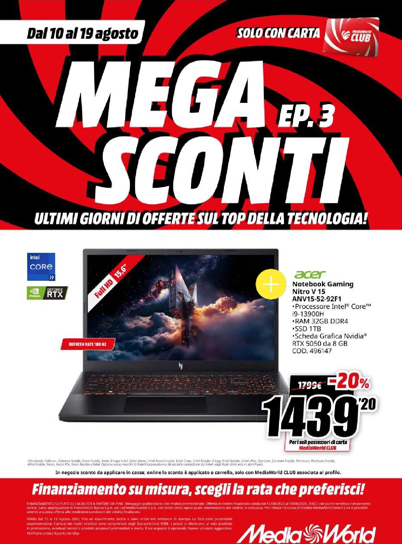 mediaworld - Volantino attuale di Mediaworld valido dal lunedì 10/08/2026 al mercoledì 19/08/2026 - page: 11