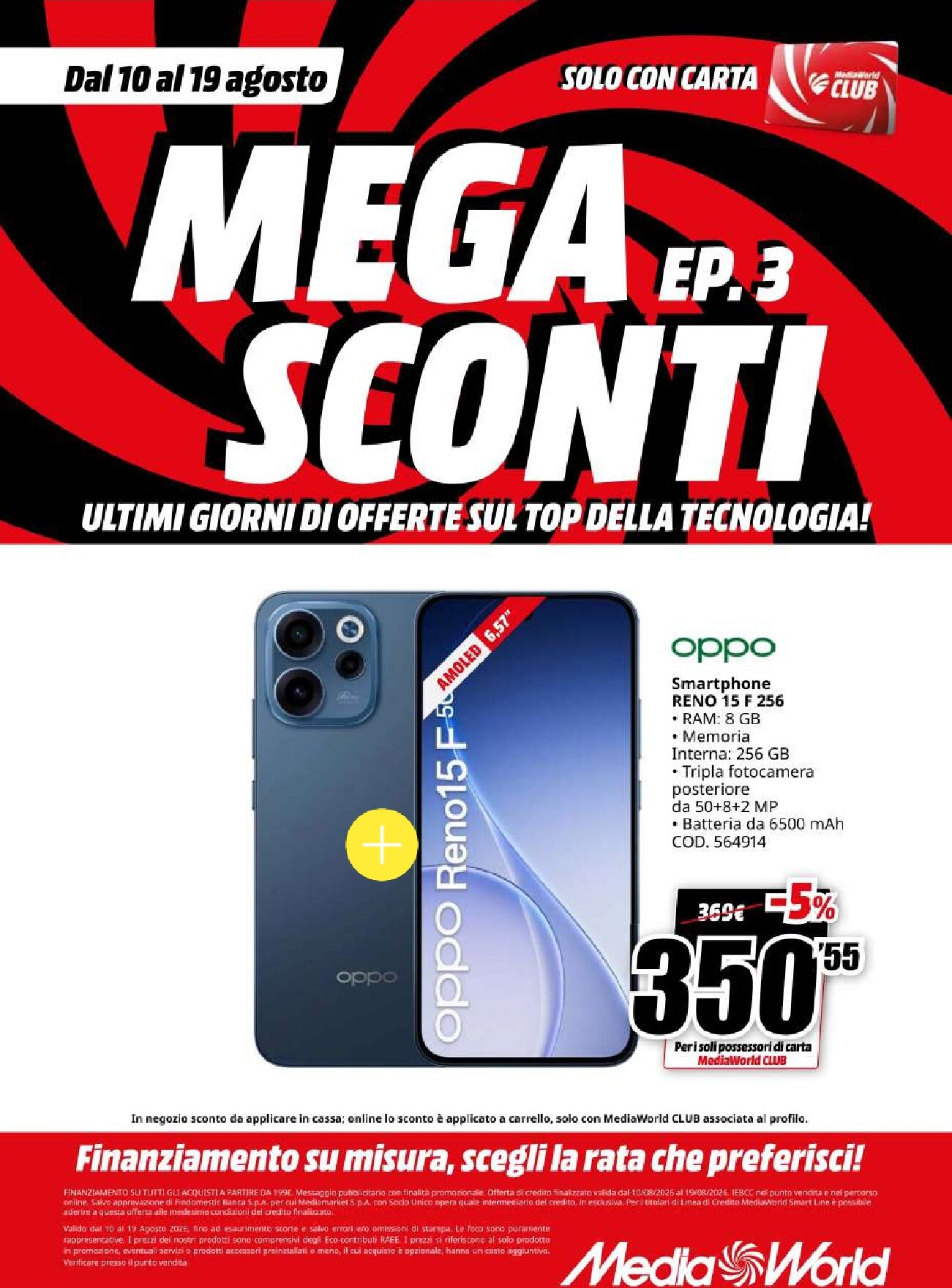 mediaworld - Volantino attuale di Mediaworld valido dal lunedì 10/08/2026 al mercoledì 19/08/2026 - page: 4