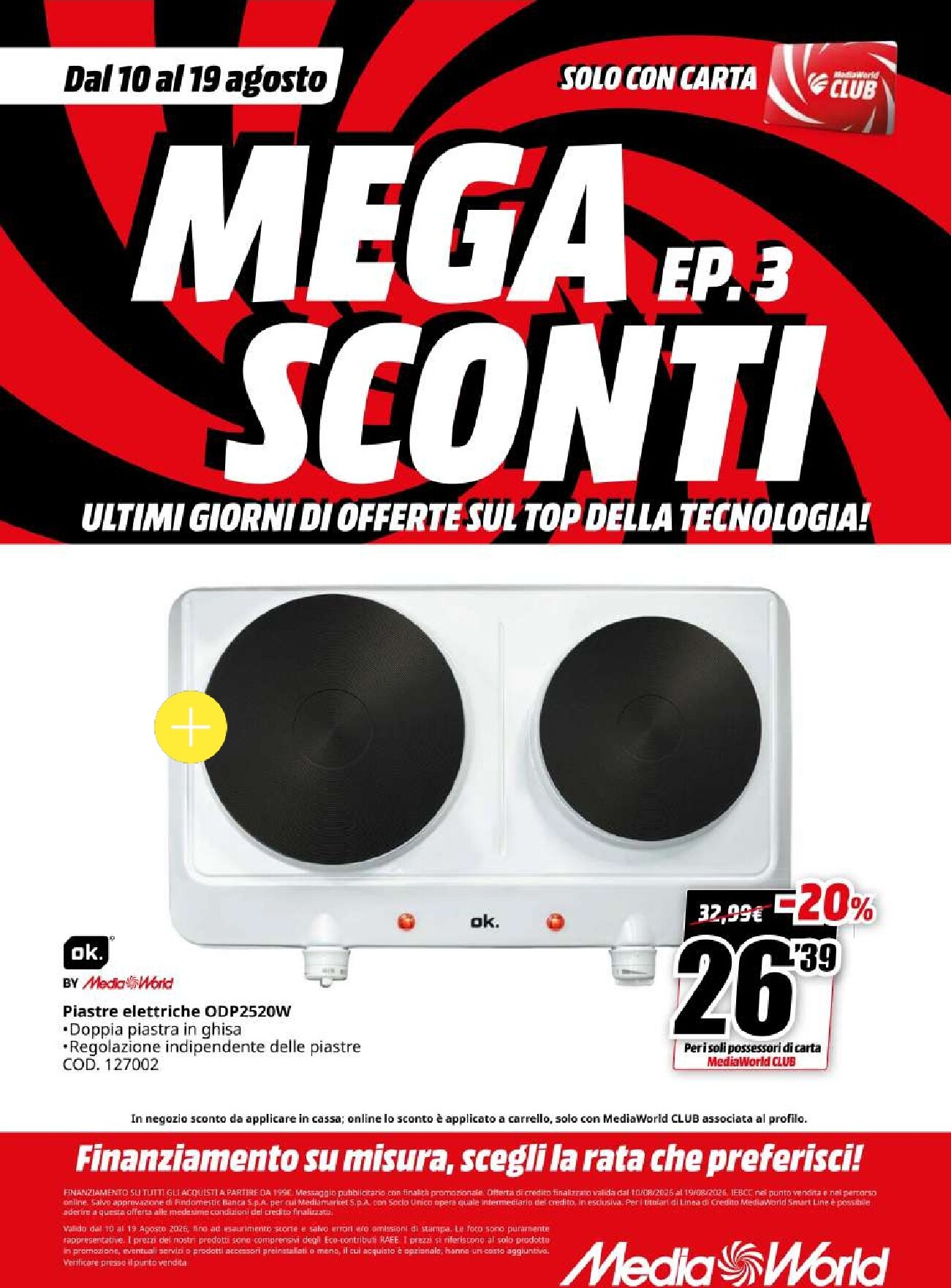 mediaworld - Volantino attuale di Mediaworld valido dal lunedì 10/08/2026 al mercoledì 19/08/2026 - page: 56