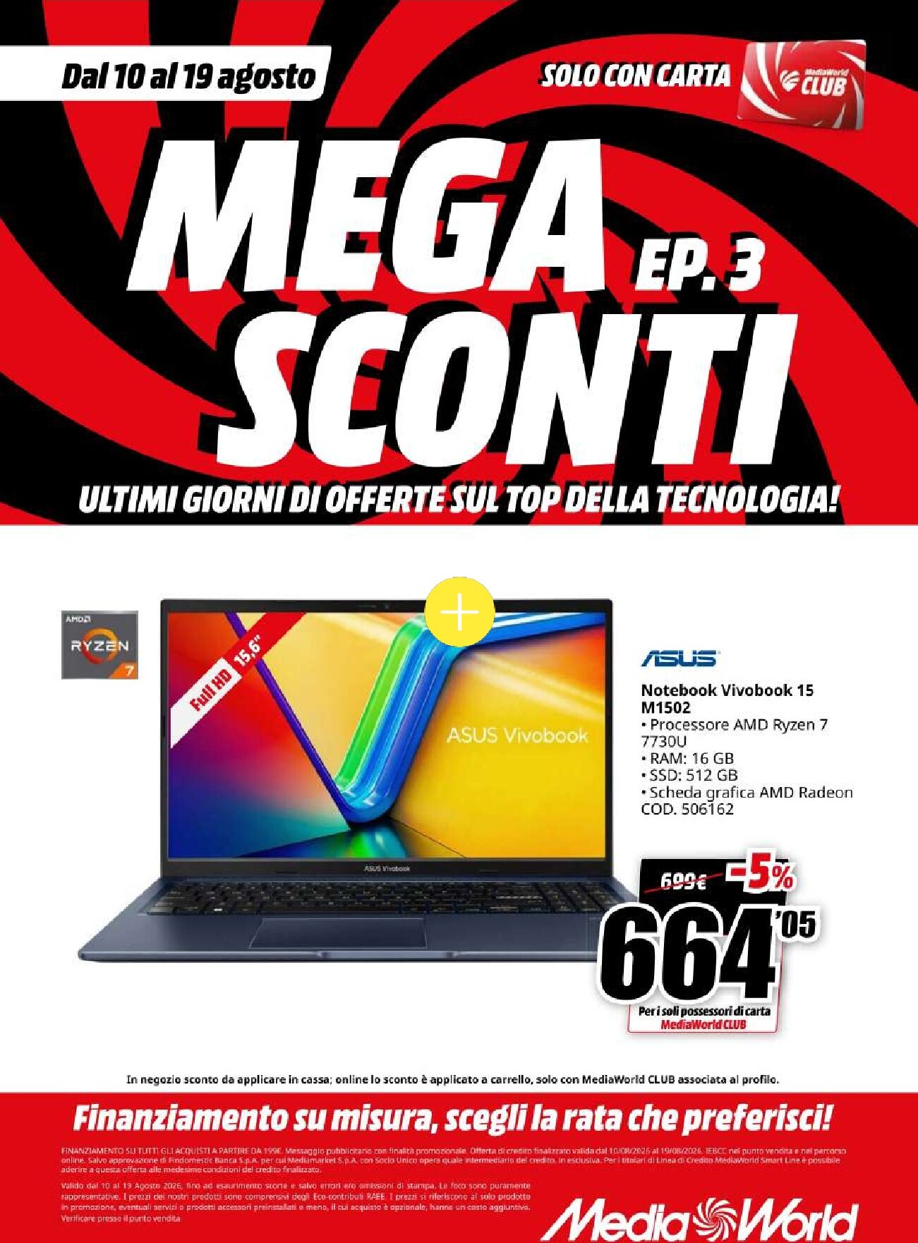 mediaworld - Volantino attuale di Mediaworld valido dal lunedì 10/08/2026 al mercoledì 19/08/2026 - page: 12
