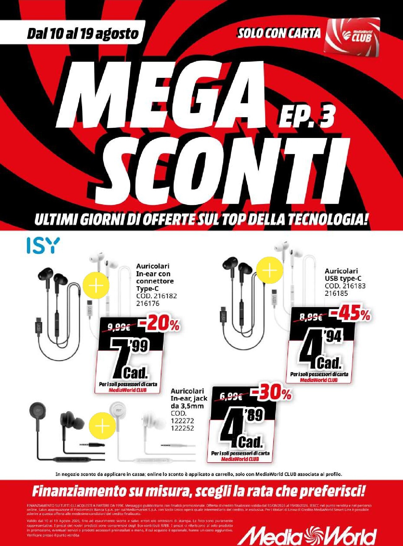 mediaworld - Volantino attuale di Mediaworld valido dal lunedì 10/08/2026 al mercoledì 19/08/2026 - page: 10