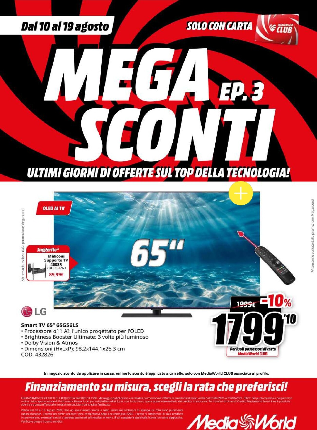 mediaworld - Volantino attuale di Mediaworld valido dal lunedì 10/08/2026 al mercoledì 19/08/2026 - page: 23