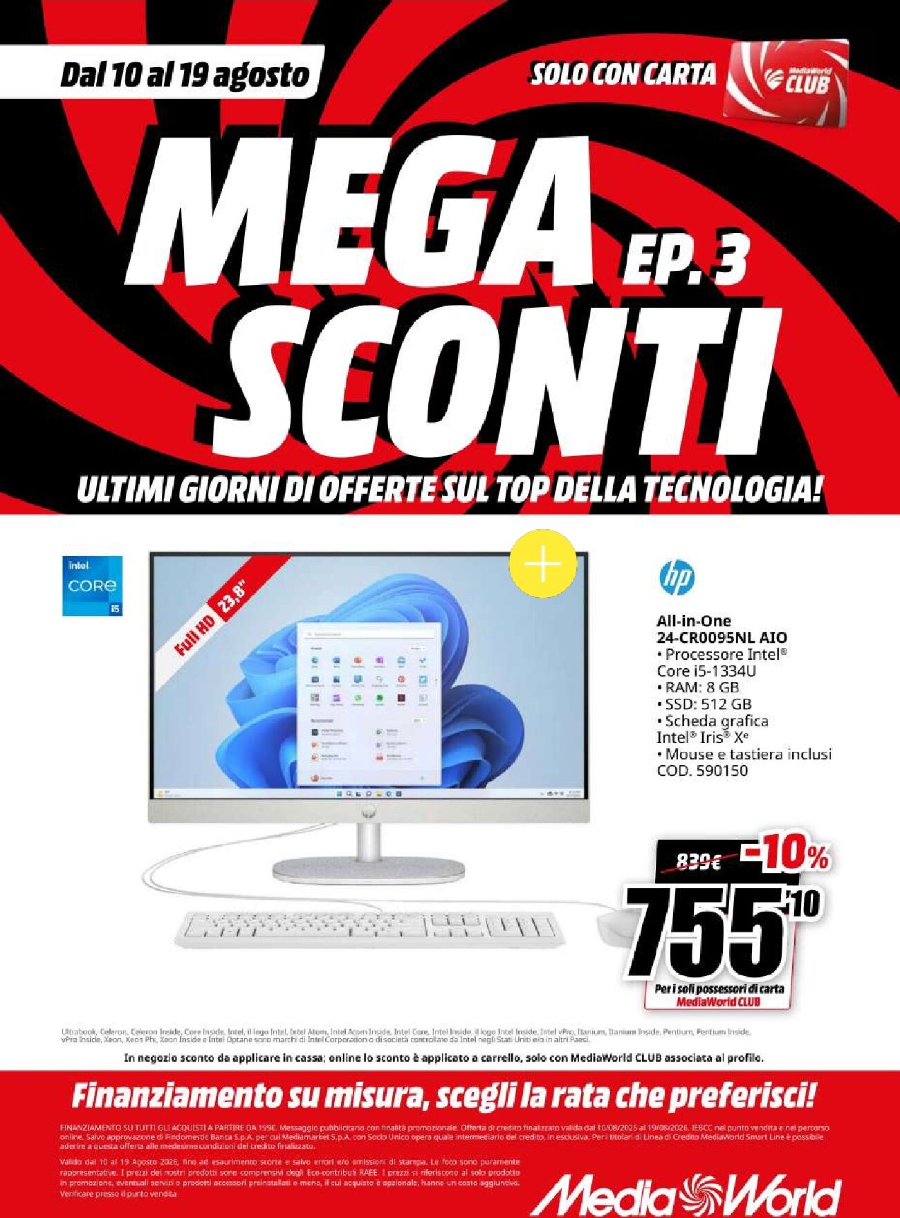 mediaworld - Volantino attuale di Mediaworld valido dal lunedì 10/08/2026 al mercoledì 19/08/2026 - page: 17