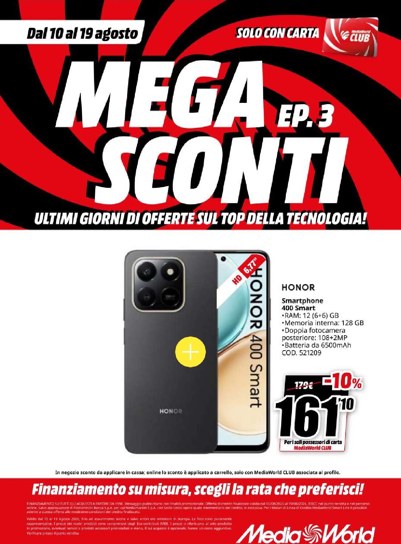 mediaworld - Volantino attuale di Mediaworld valido dal lunedì 10/08/2026 al mercoledì 19/08/2026 - page: 7