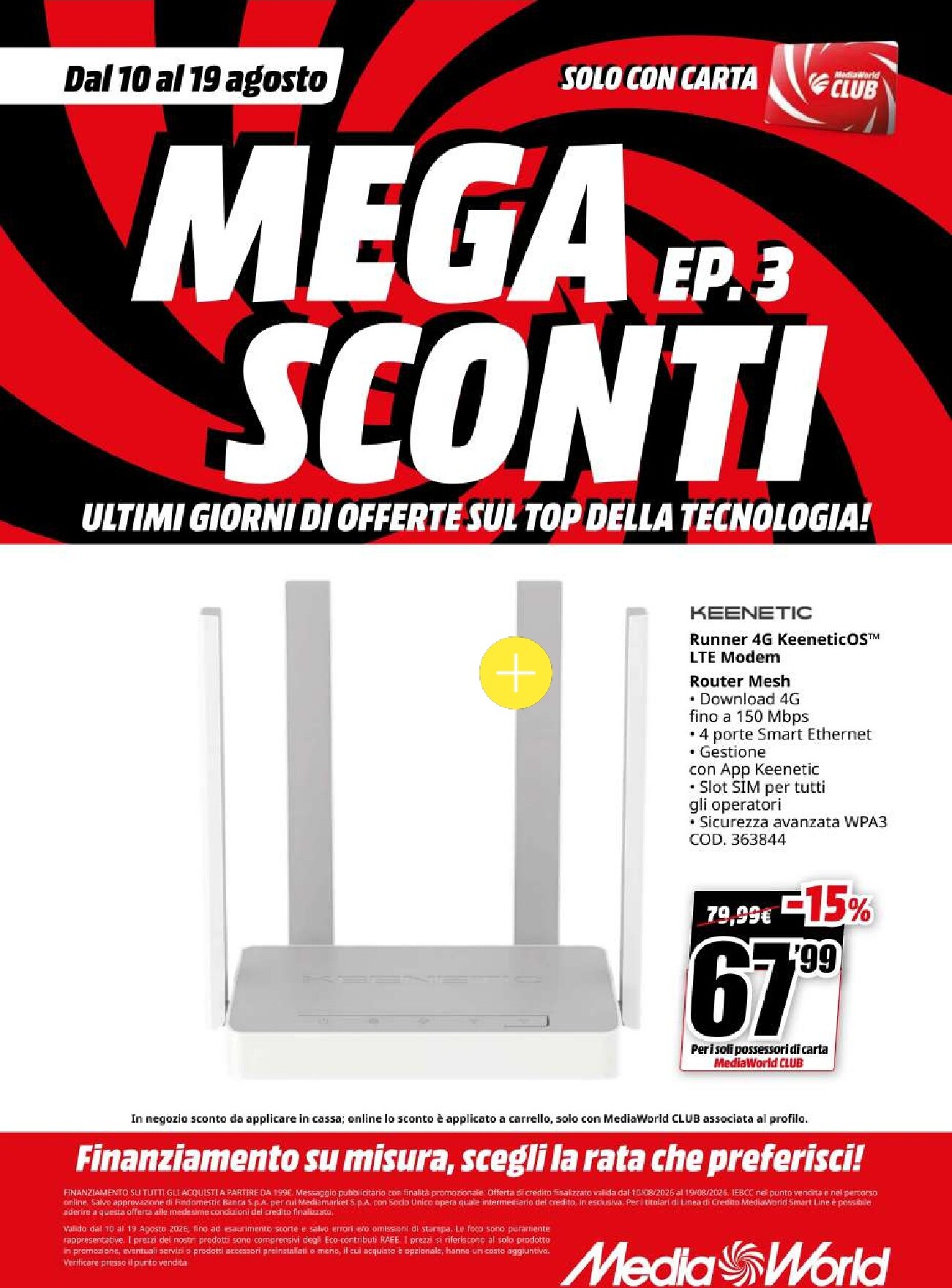 mediaworld - Volantino attuale di Mediaworld valido dal lunedì 10/08/2026 al mercoledì 19/08/2026 - page: 21