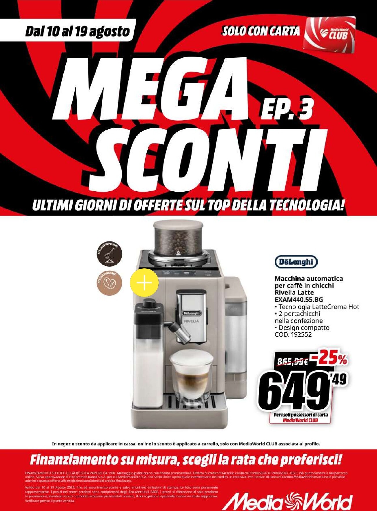 mediaworld - Volantino attuale di Mediaworld valido dal lunedì 10/08/2026 al mercoledì 19/08/2026 - page: 50