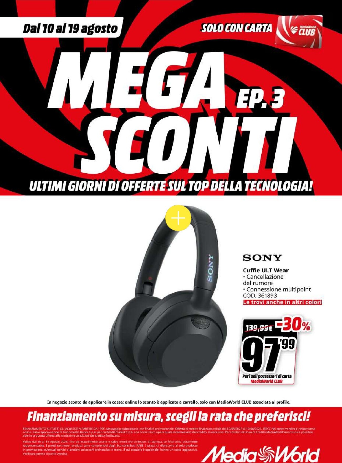mediaworld - Volantino attuale di Mediaworld valido dal lunedì 10/08/2026 al mercoledì 19/08/2026 - page: 31