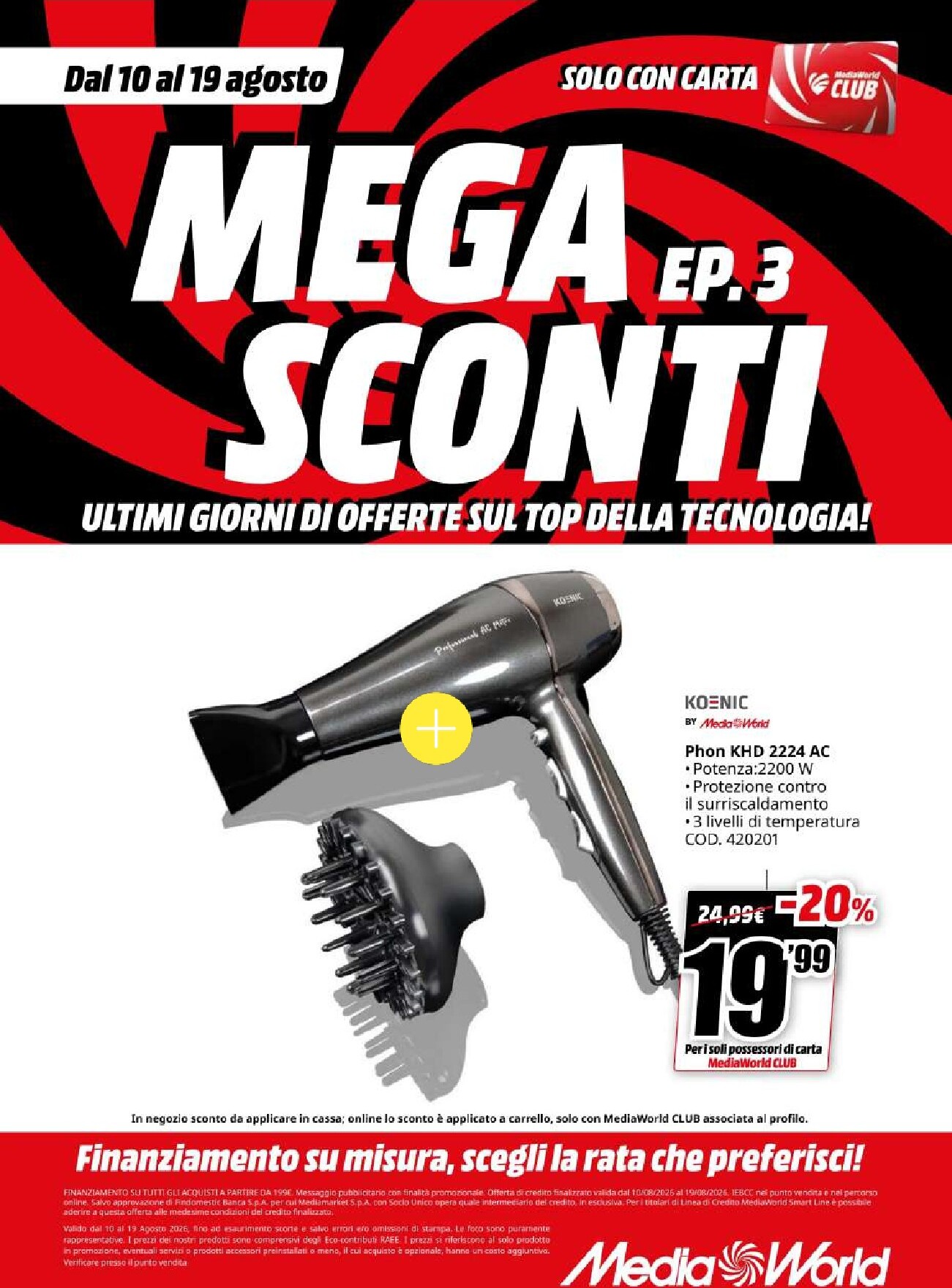 mediaworld - Volantino attuale di Mediaworld valido dal lunedì 10/08/2026 al mercoledì 19/08/2026 - page: 64