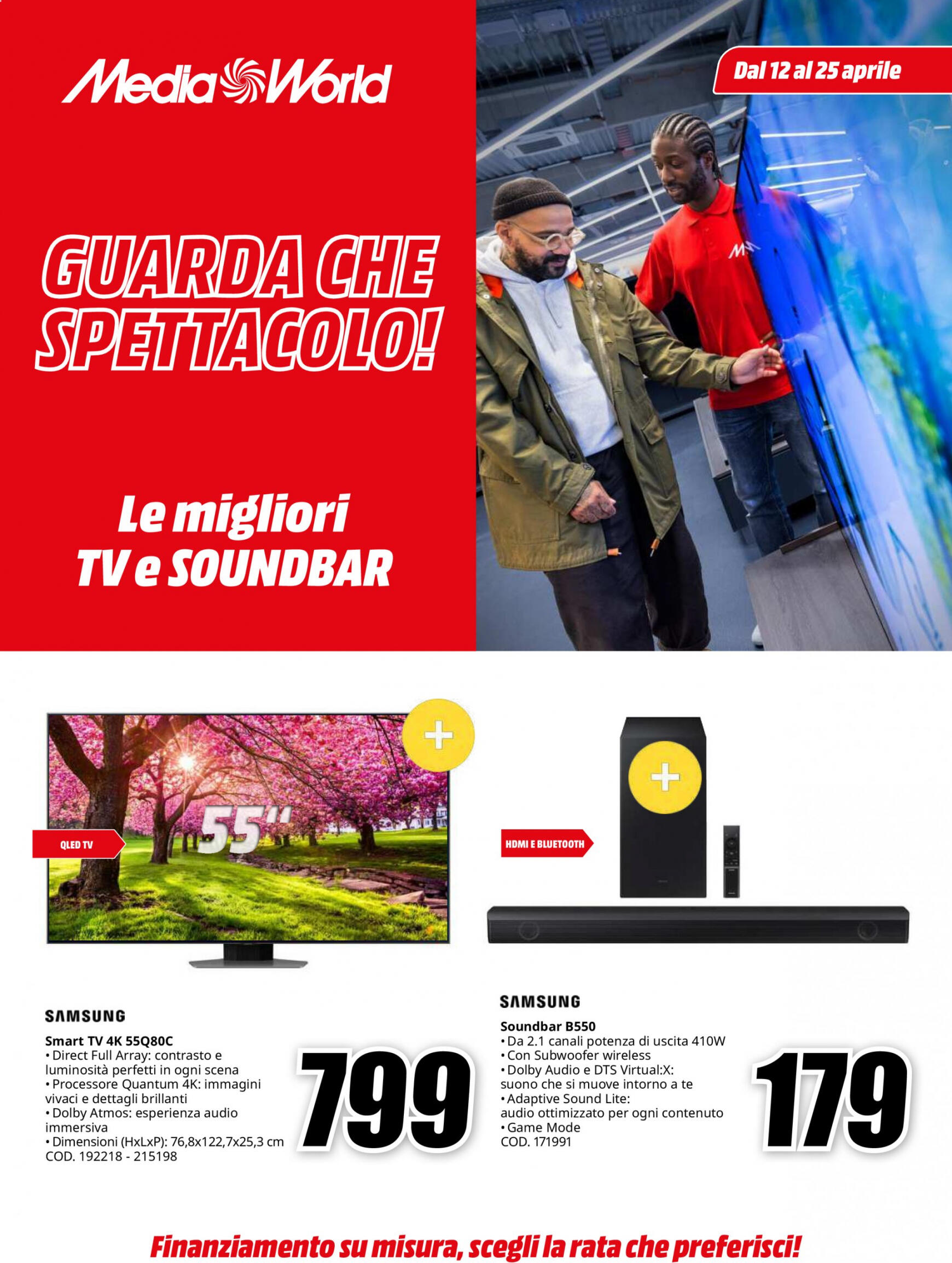 mediaworld - Nuovo volantino Mediaworld 12.04. - 25.04.
